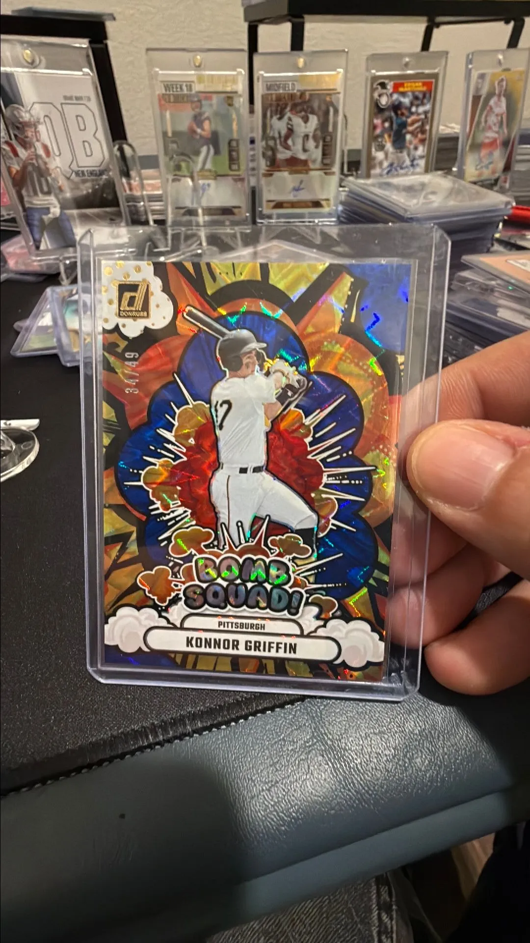 Product image for Konnor Griffin 2025 Donruss Bomb Squad SP /49