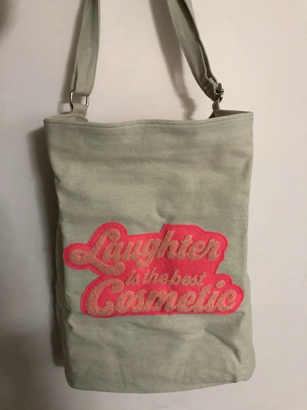 Product image for Benefit Beauty Cosmetics Travel Shopping Shoulder Large Tote Bag Canvas