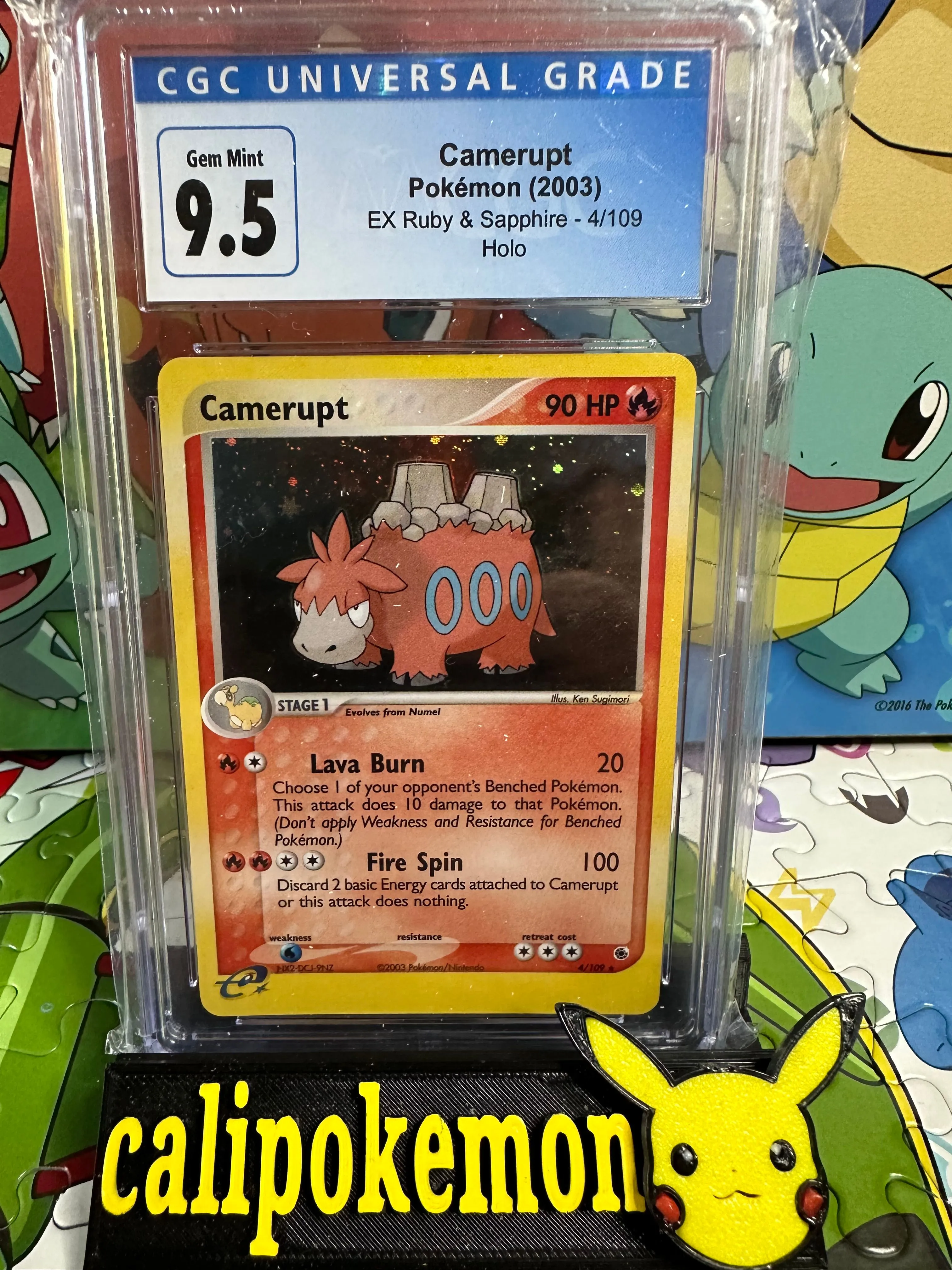 Product image for Camerupt 4/109 CGC 9.5