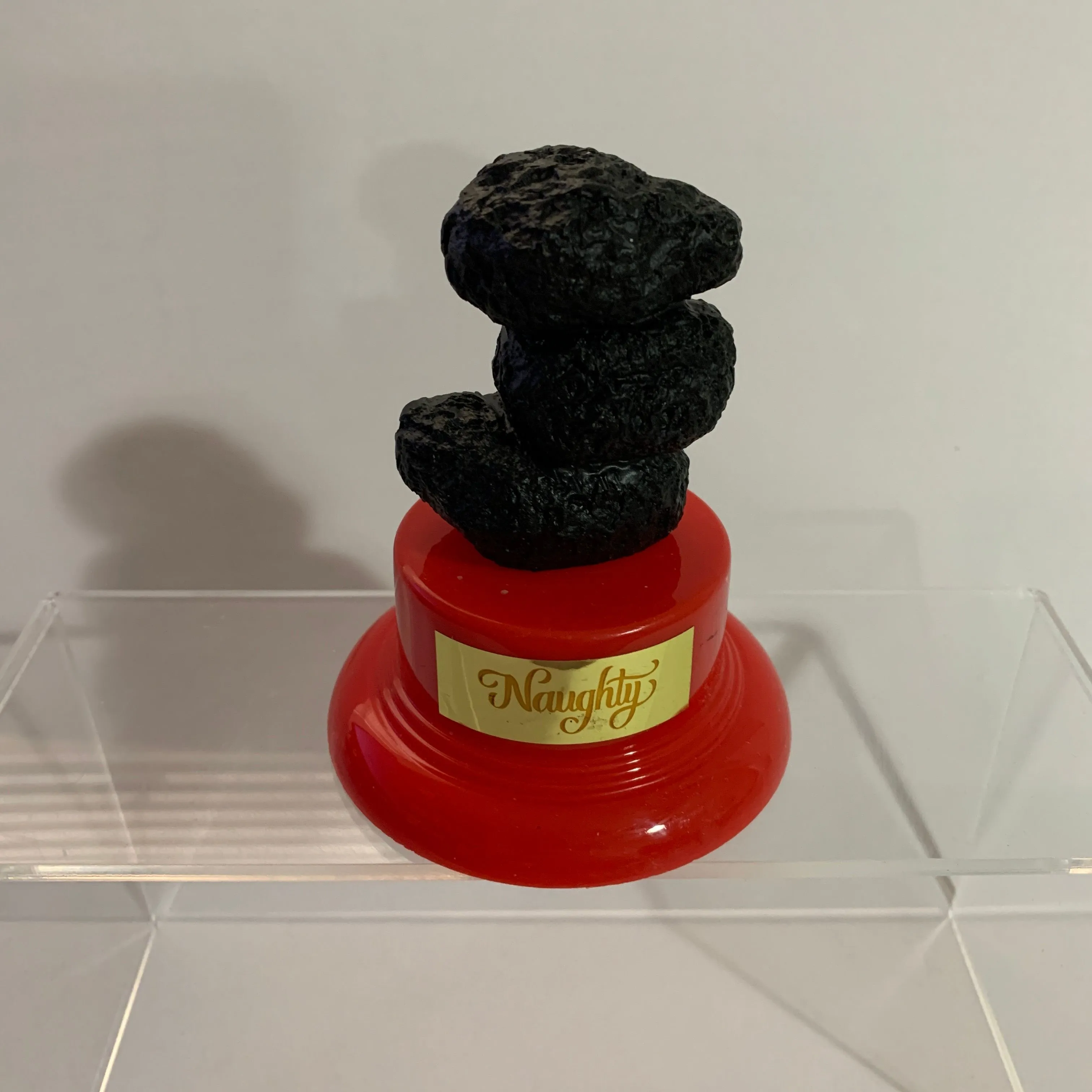 Product image for Ankyo Christmas Trophy Award Naughty Coal Gag Gift Family Office Party