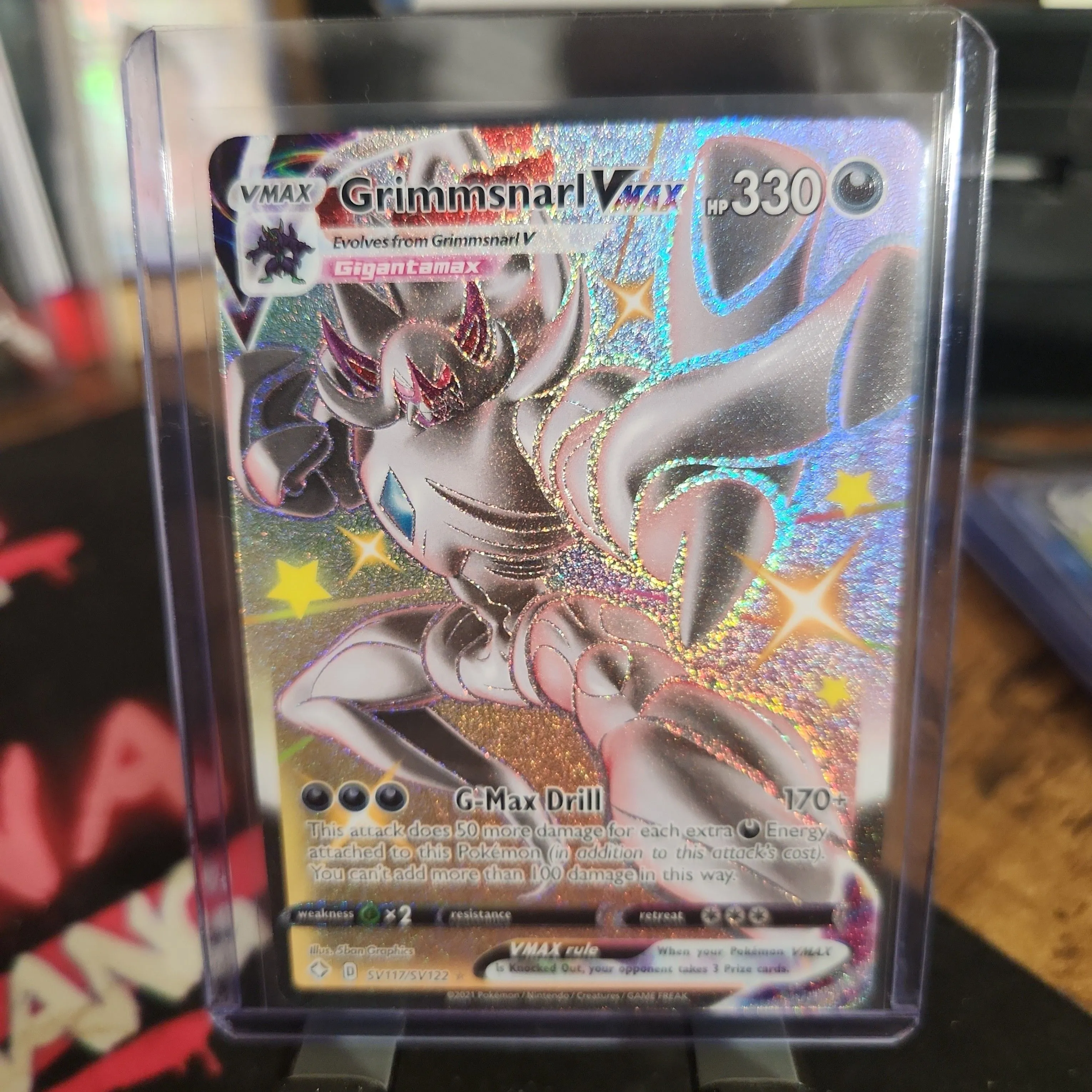 silver shiny pokemon card Holographic Reproduction Cartridge Label For Pokémon Games main image 0
