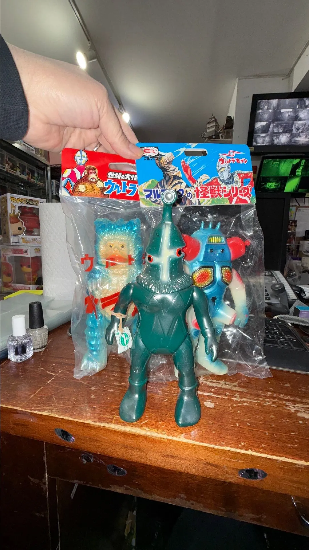 Product image for Sofubi 3-Pack King Joe, Garamon and Kemur Seijin