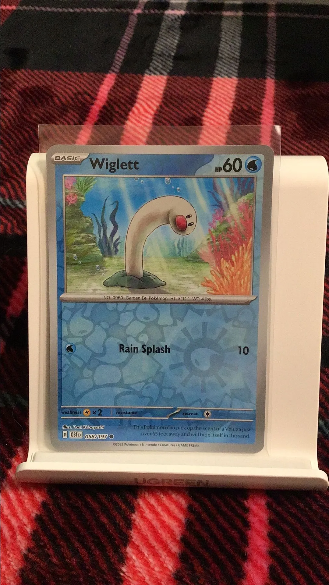 Product image for Wiglett reverse Holo obsidian flames