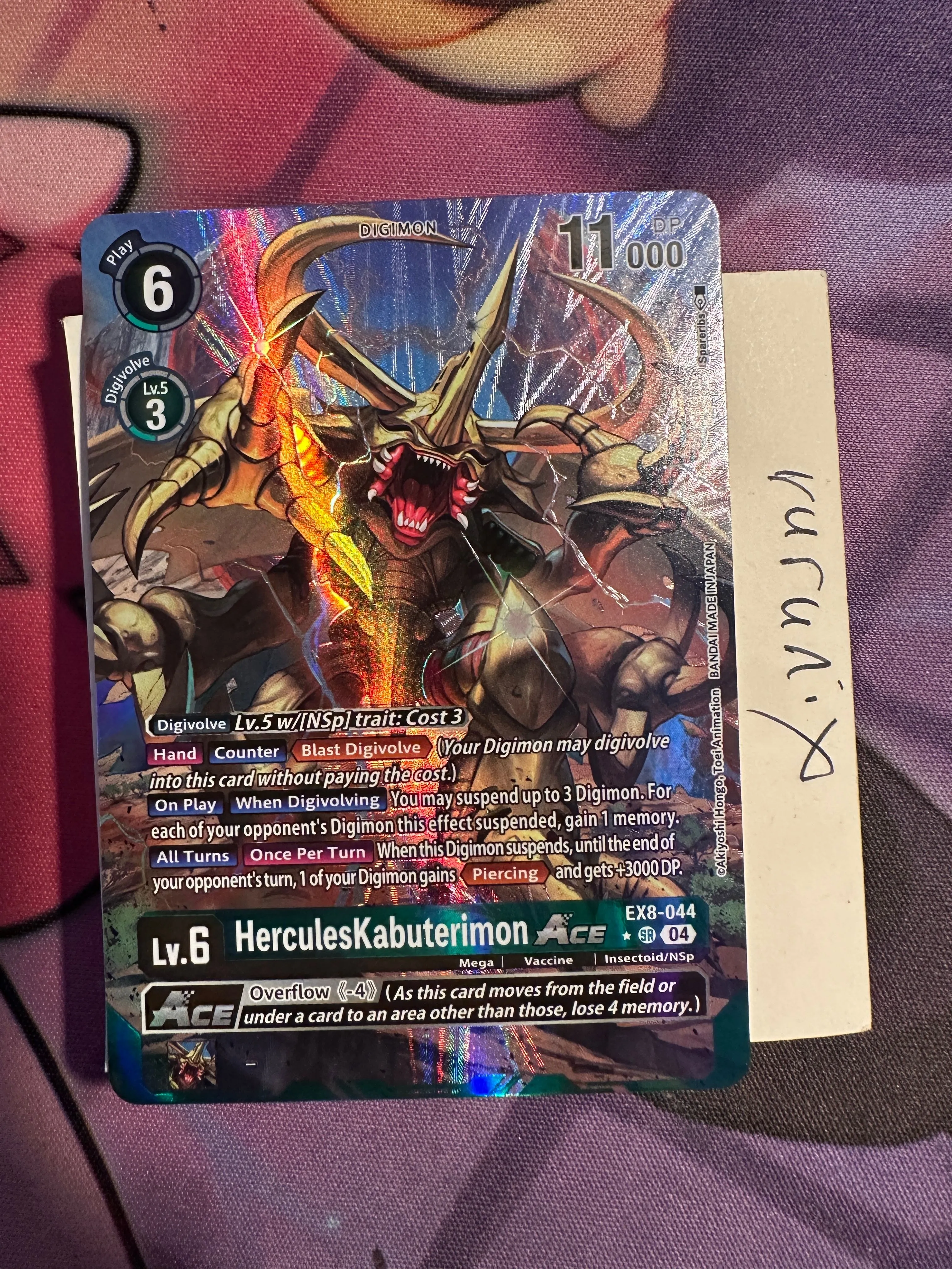 Digimon AA HerculesKabuterimon ACE (Alternate Art) - Chain of Liberation   Whatnot: Shop, Sell, Connect