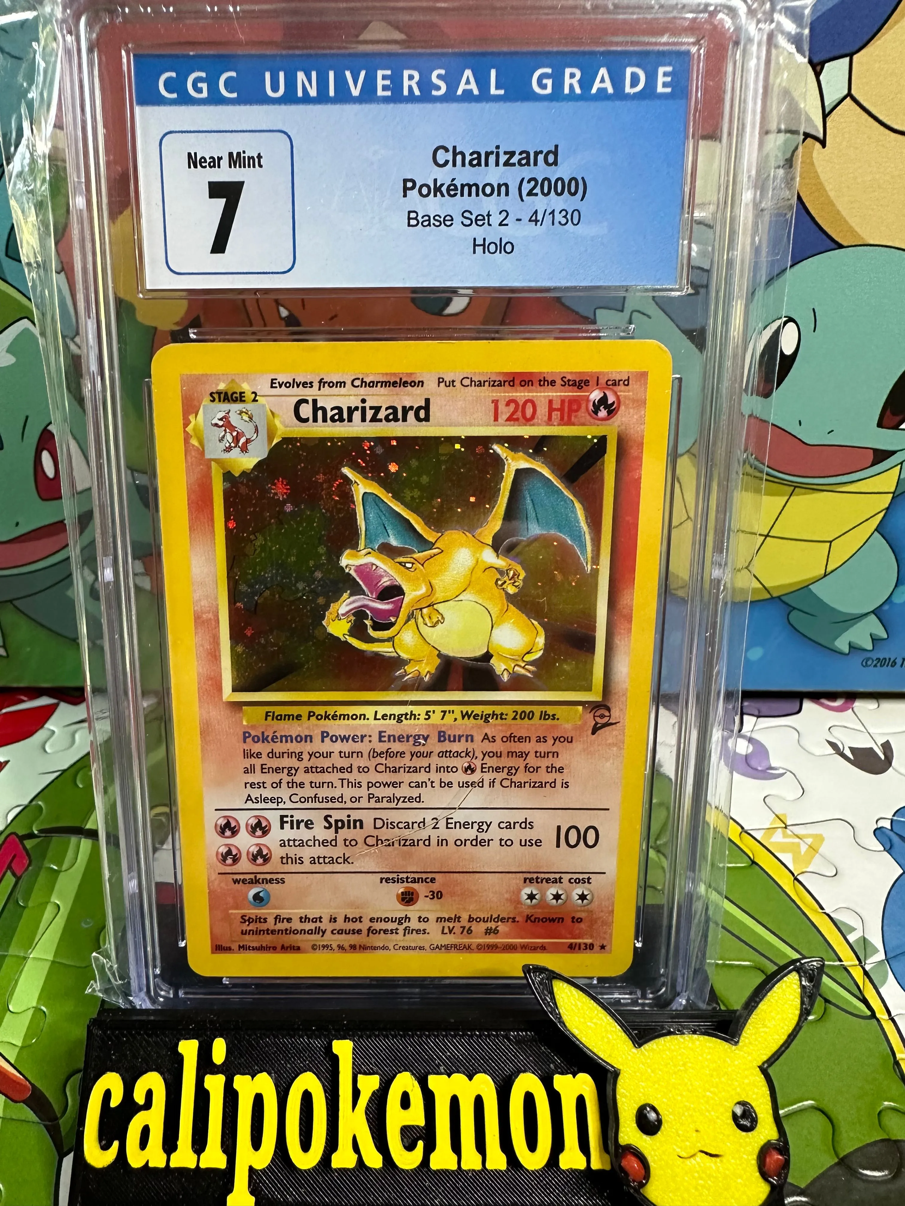 Product image for Charizard 4/130 CGC 7