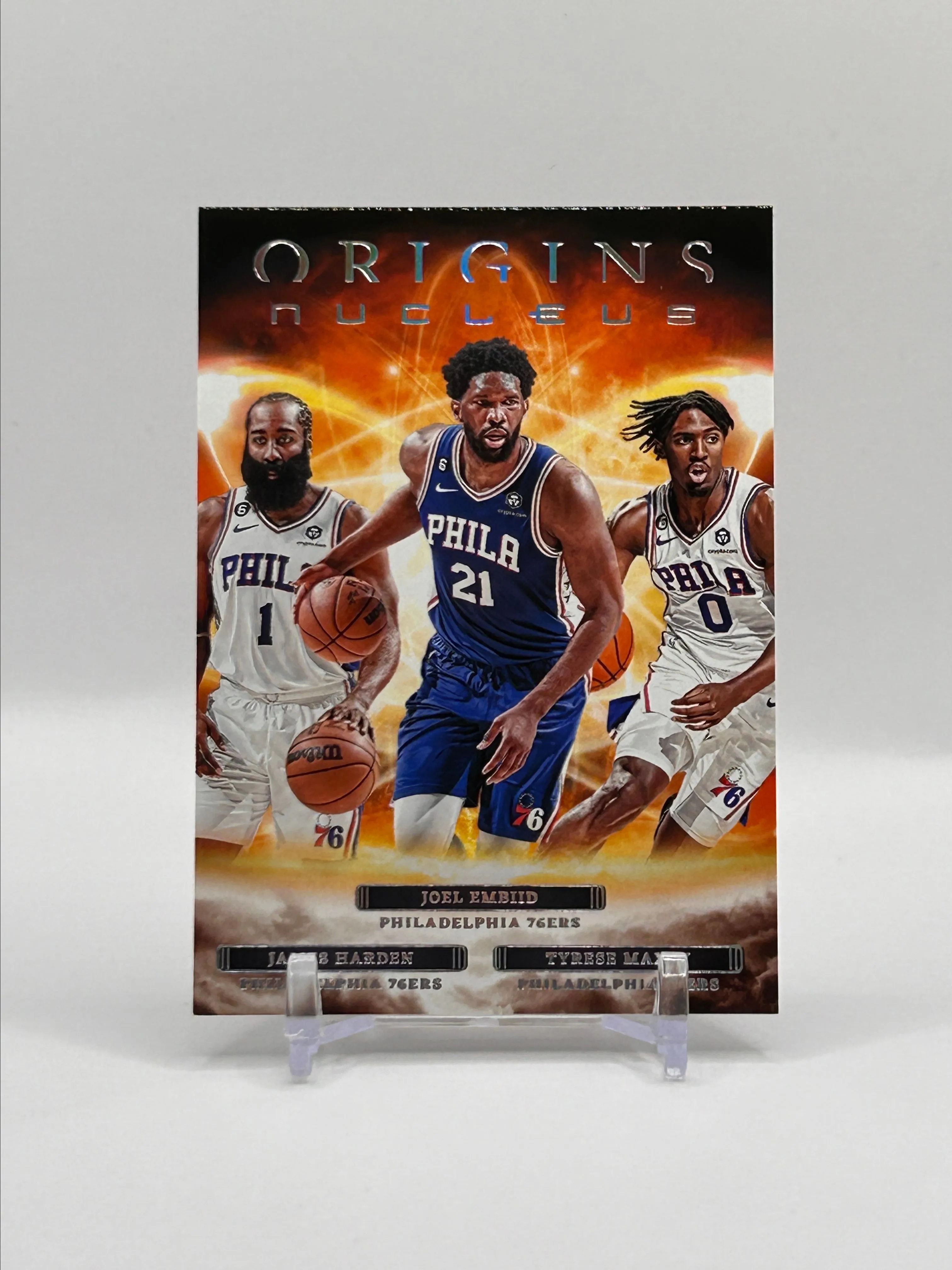 Product image for 2023 Origins Basketball • Embiid | Harden | Maxey Nucleus 76ers
