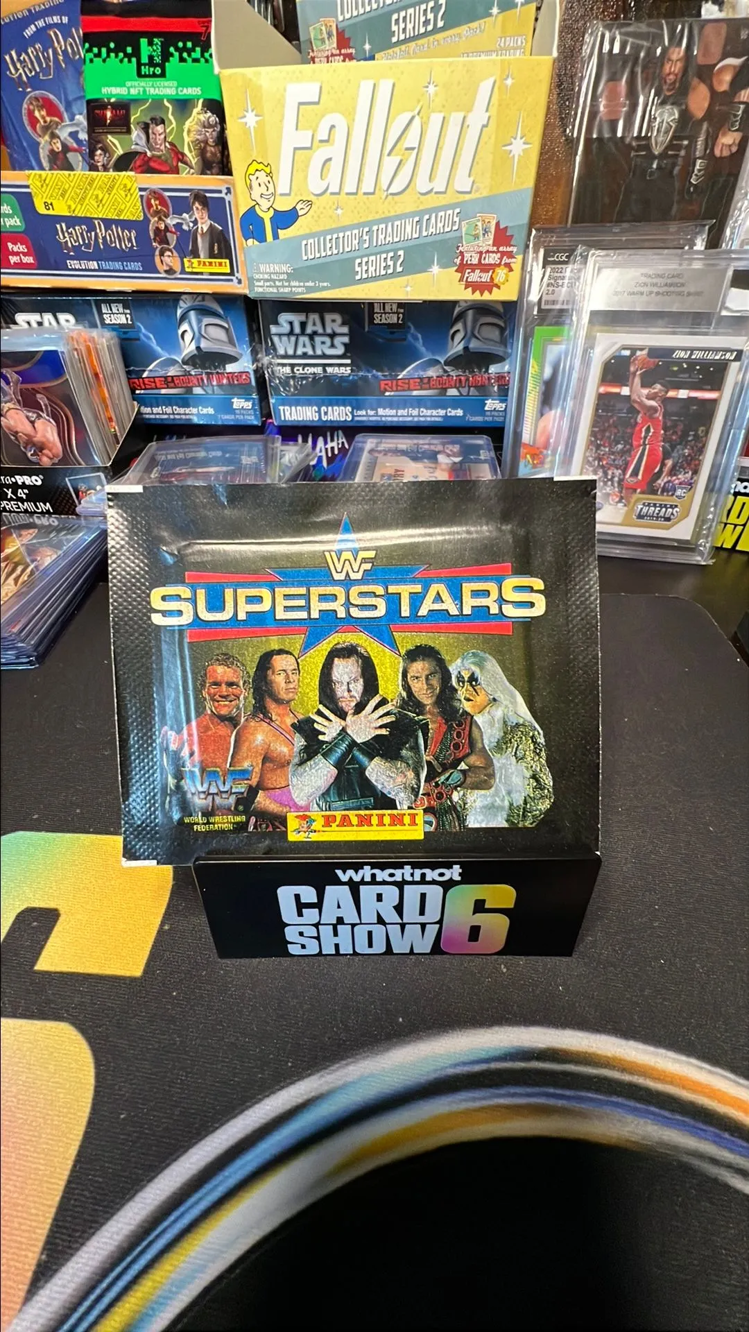 Product image for (WWE) WWF Superstars 1997 Panini Sticker Pack