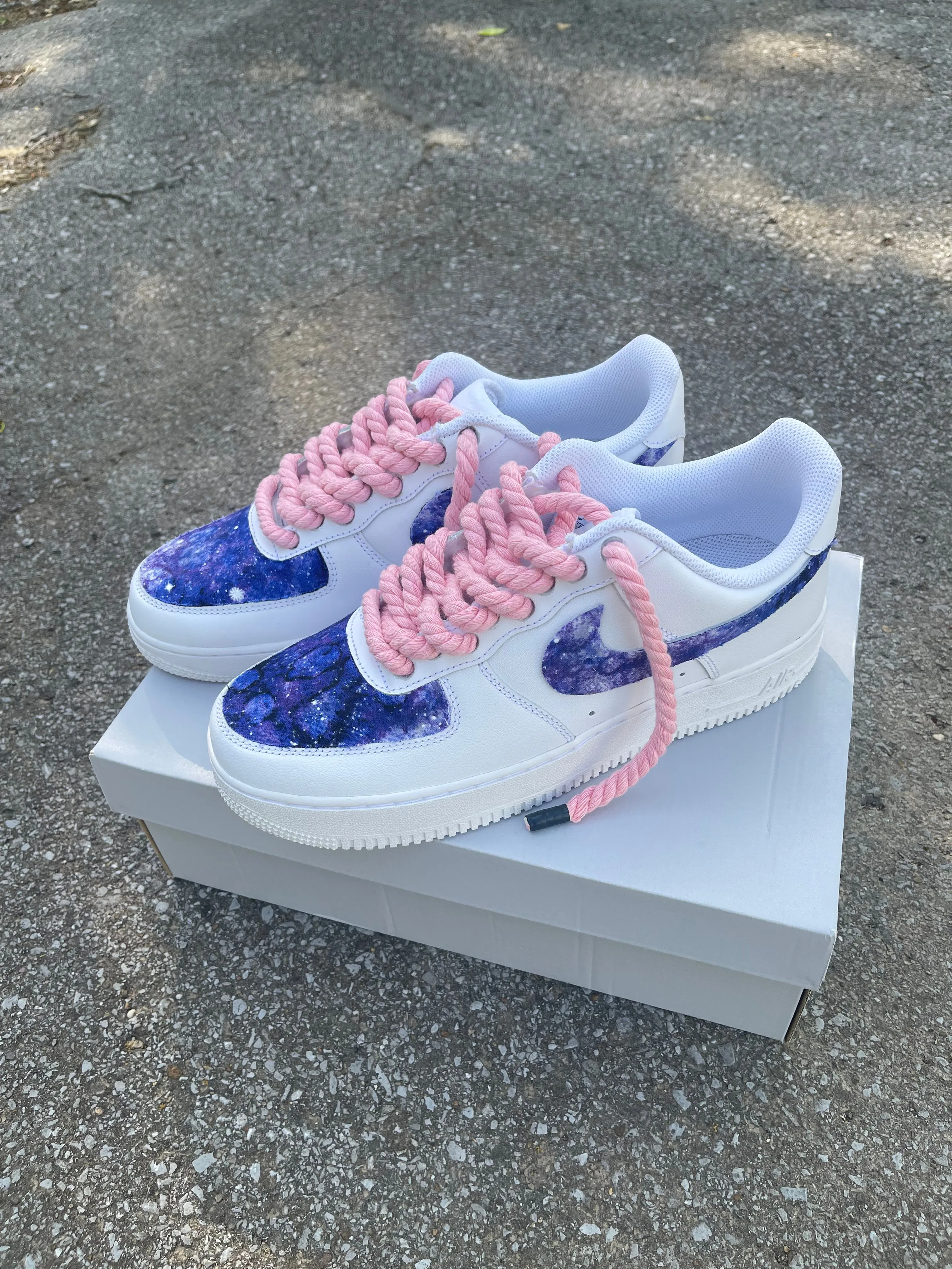 Product image for Custom Rope Lace AF1’s (SIZE 10)