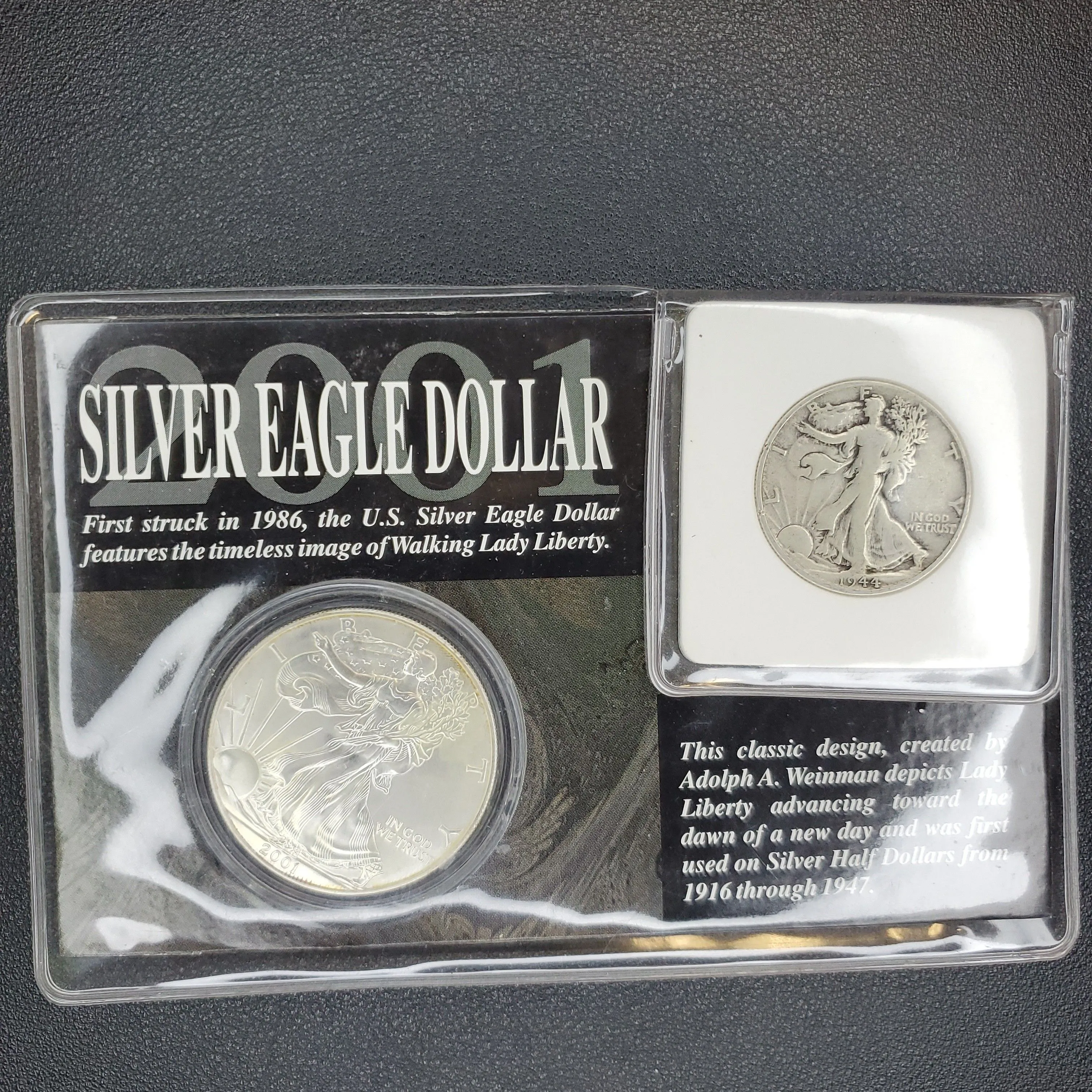 Product image for silver eagle and walker
