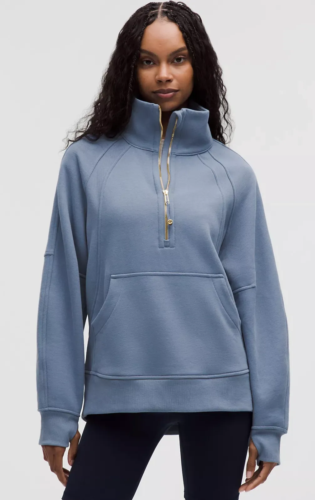 Product image for 225 Luulemon Scuba NWT Oversized Funnel Neck Half Zip Long Size XS/S