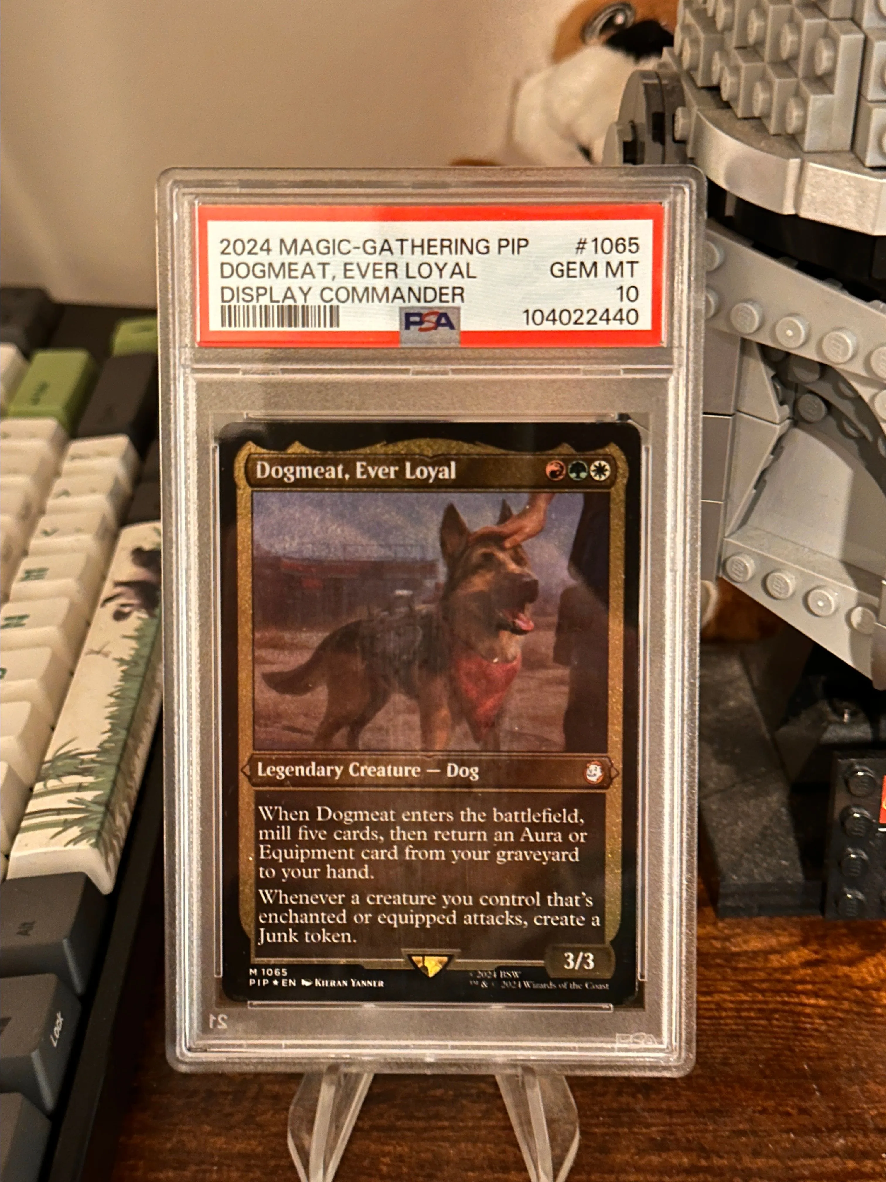 Product image for Fallout x MTG Dogmeat, Forever Loyal PSA 10 (Pop Count 16)