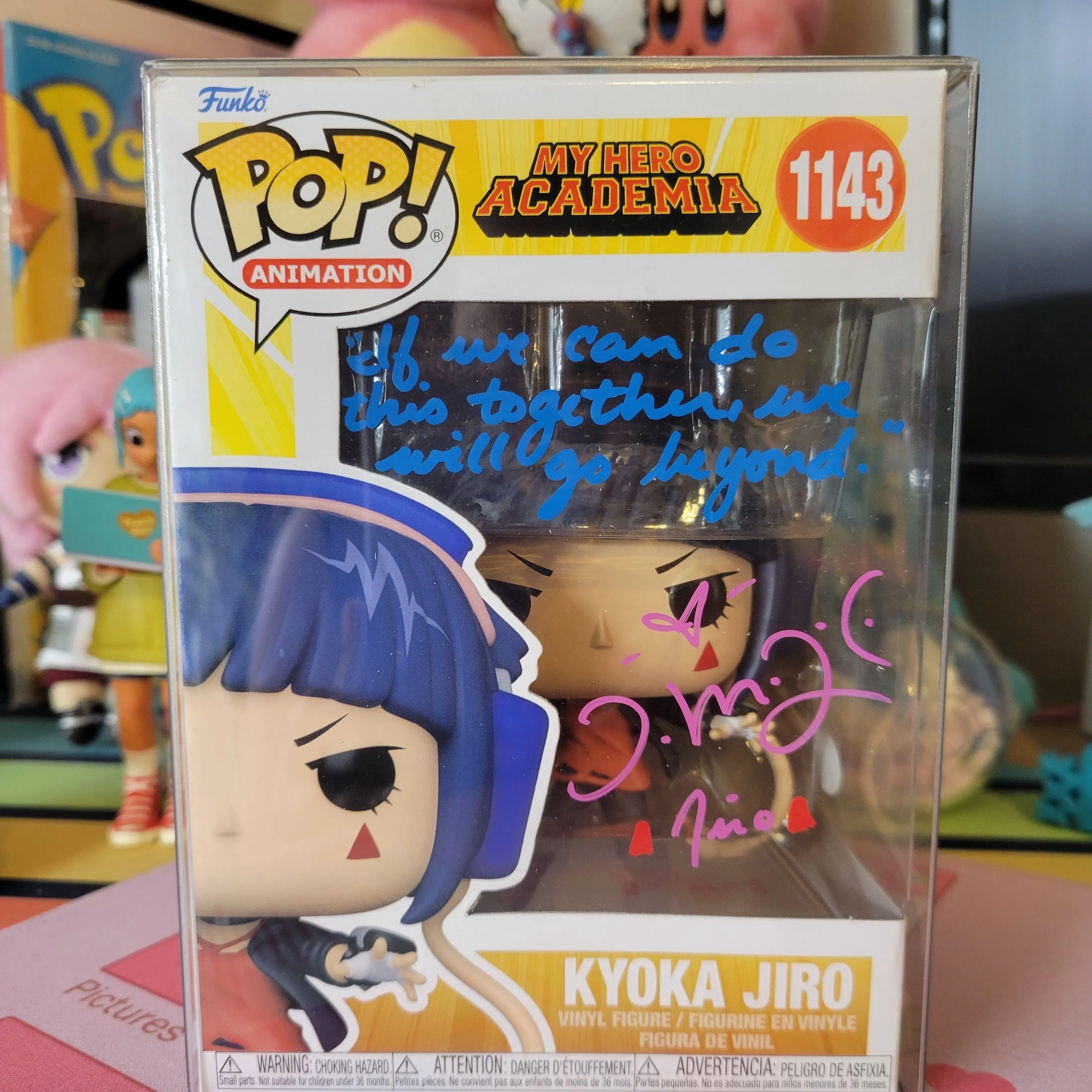 Product image for Funko Pop My Hero Academia Kyoka Jiro Signed by Trina Nishimura
