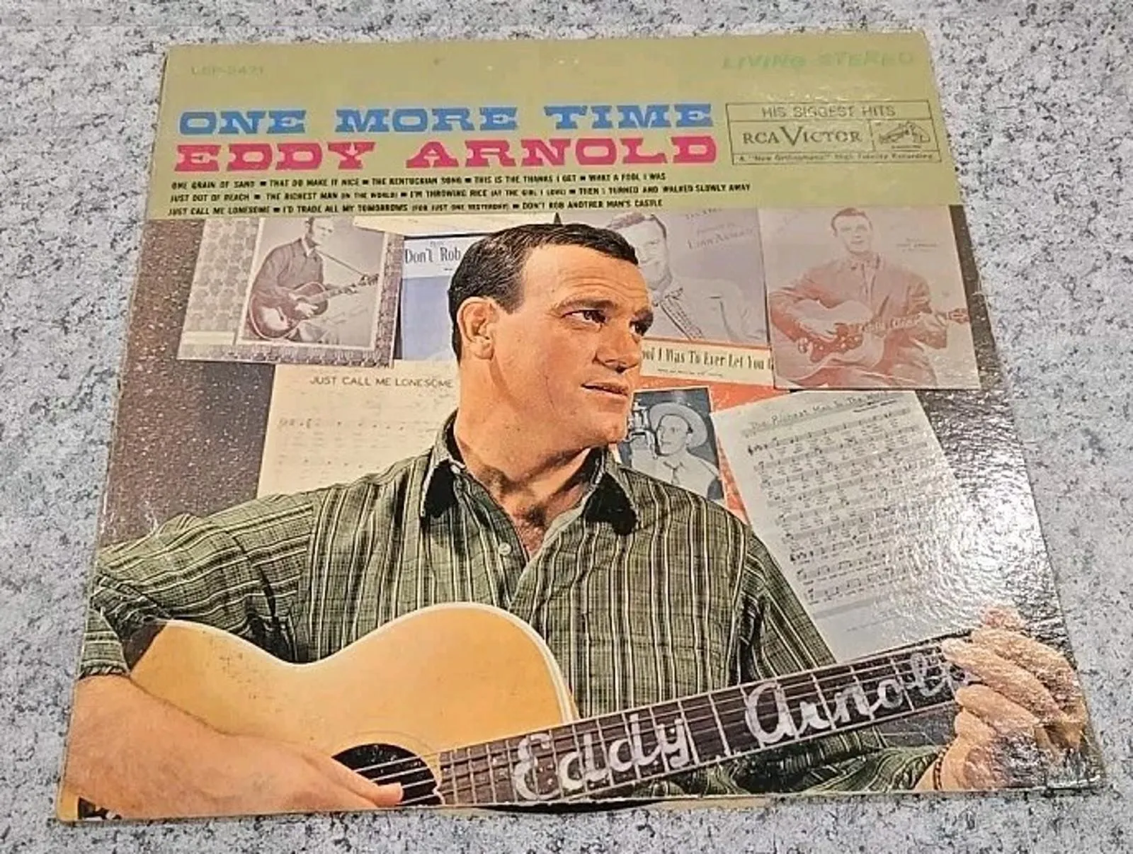Product image for Eddy Arnold One More Time Vinyl LP Record LPM LSM 2471 Vintage  
