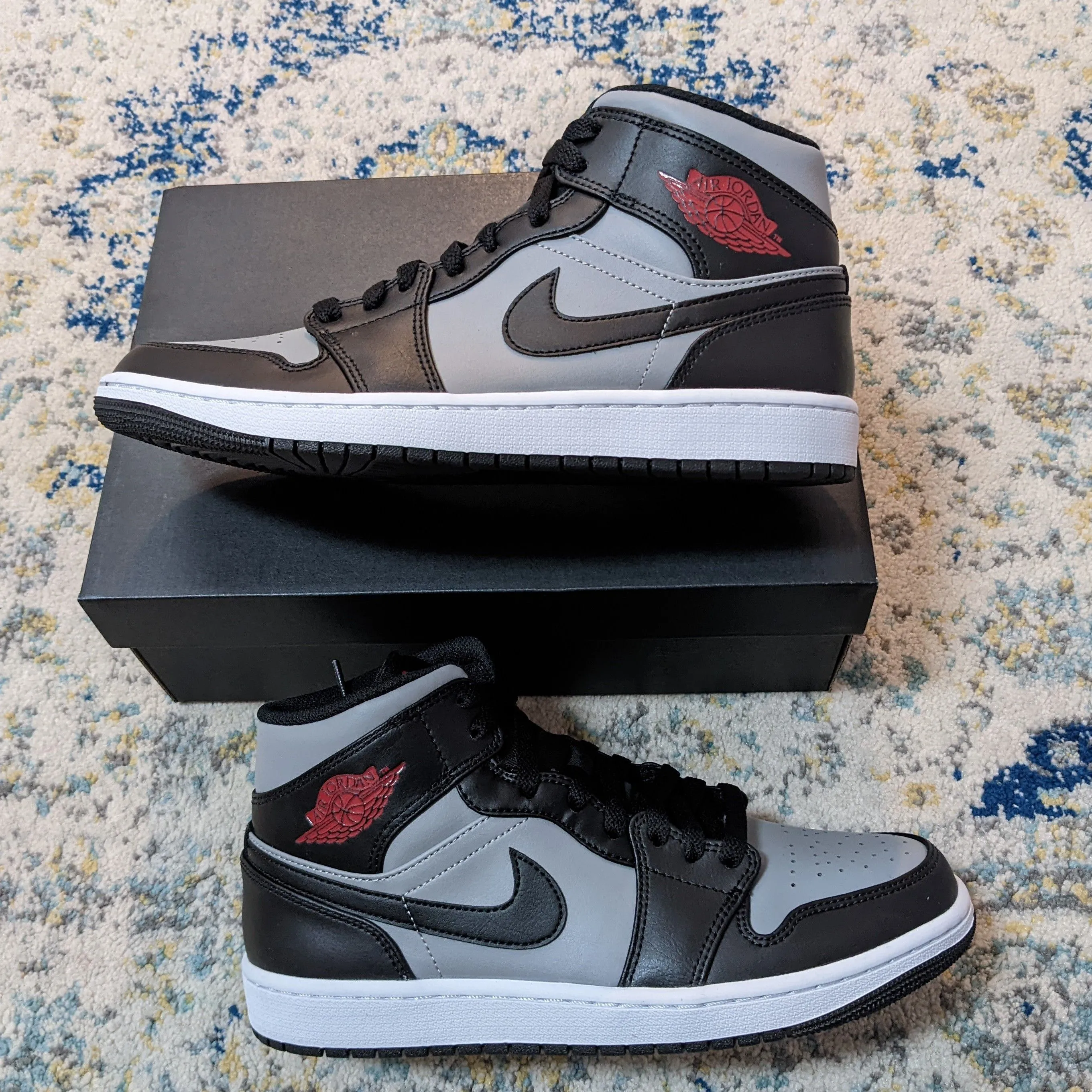 Product image for Air Jordan 1 shadow red size 9 m