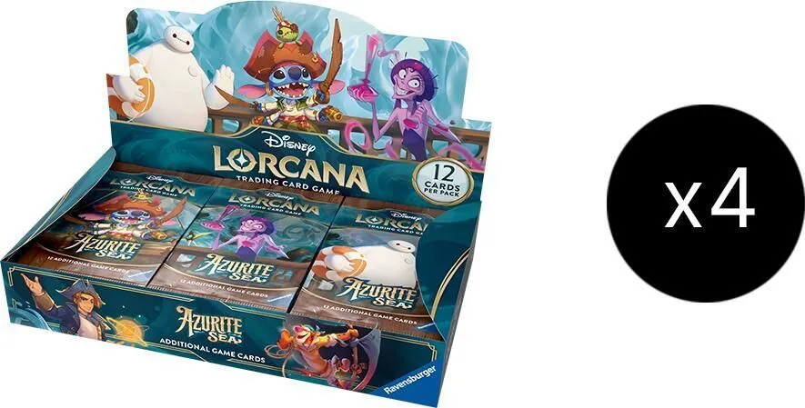 Product image for C. Lorcana: Azurite Sea Booster Box Case