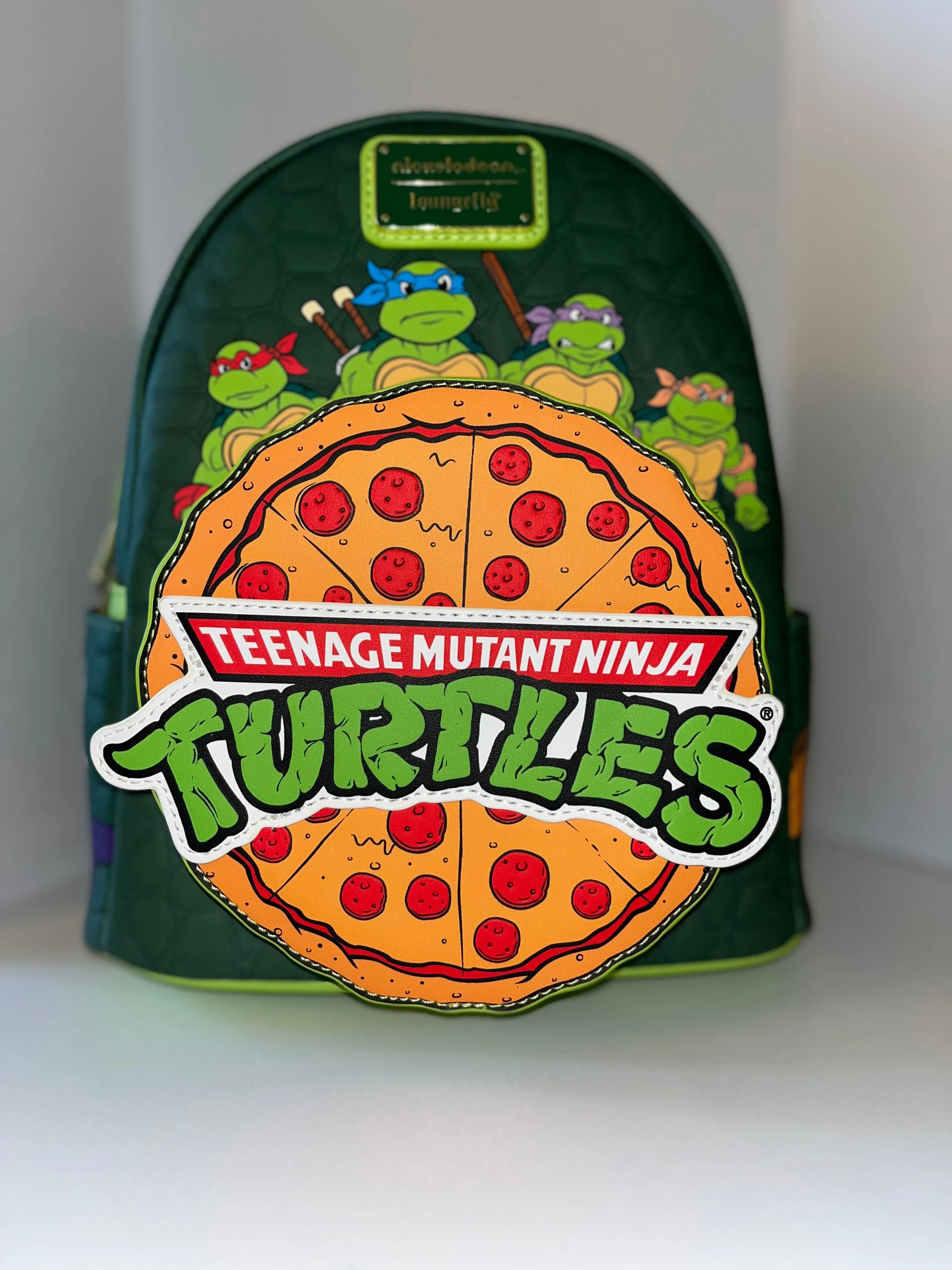 Product image for Loungefly Teenage Mutant Ninja Turtles Mini-Backpack, Rare