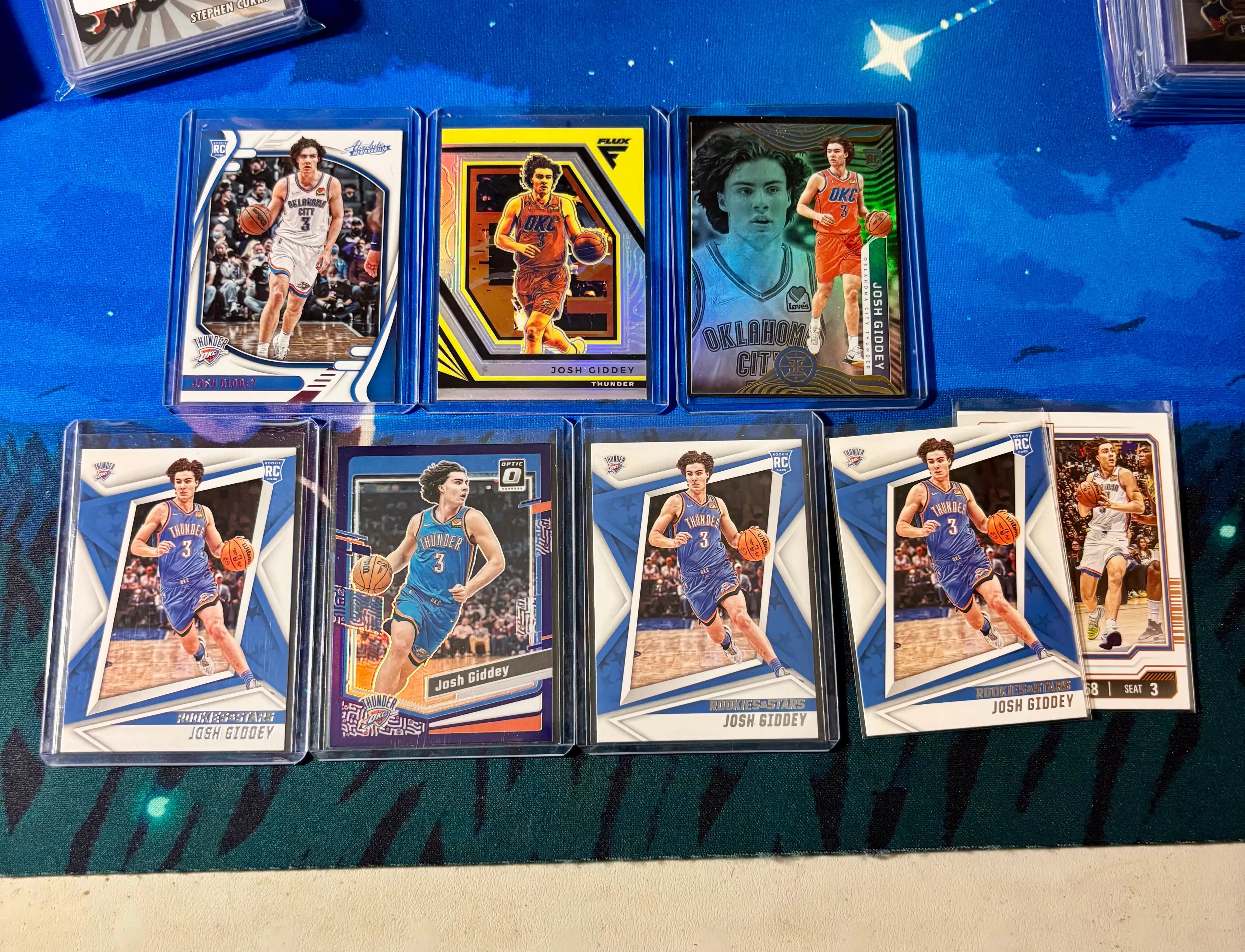 Product image for Josh Giddey Rookie Card Basketball Lot x8
