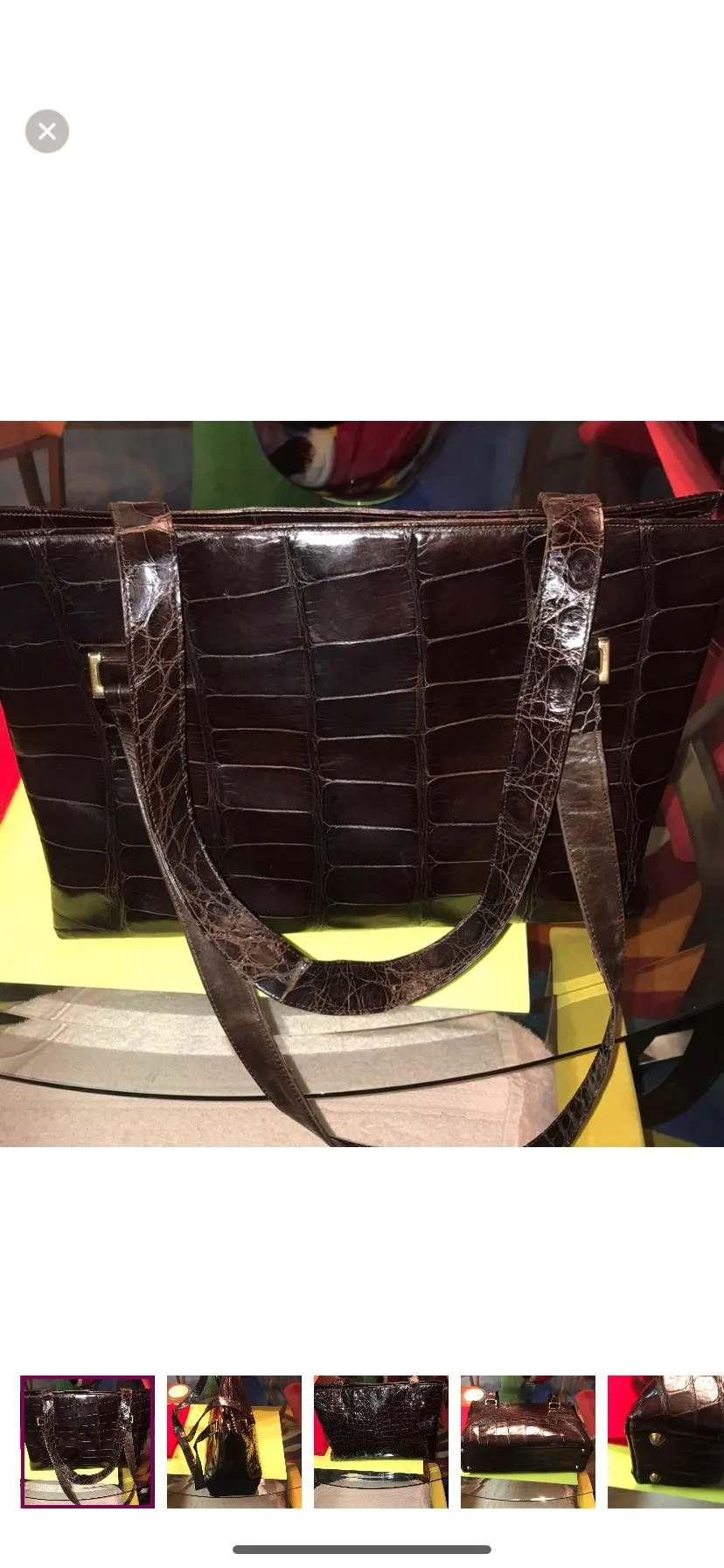 Product image for Titti Dell’ Acqua By  Maxima Vintage Alligator Bag