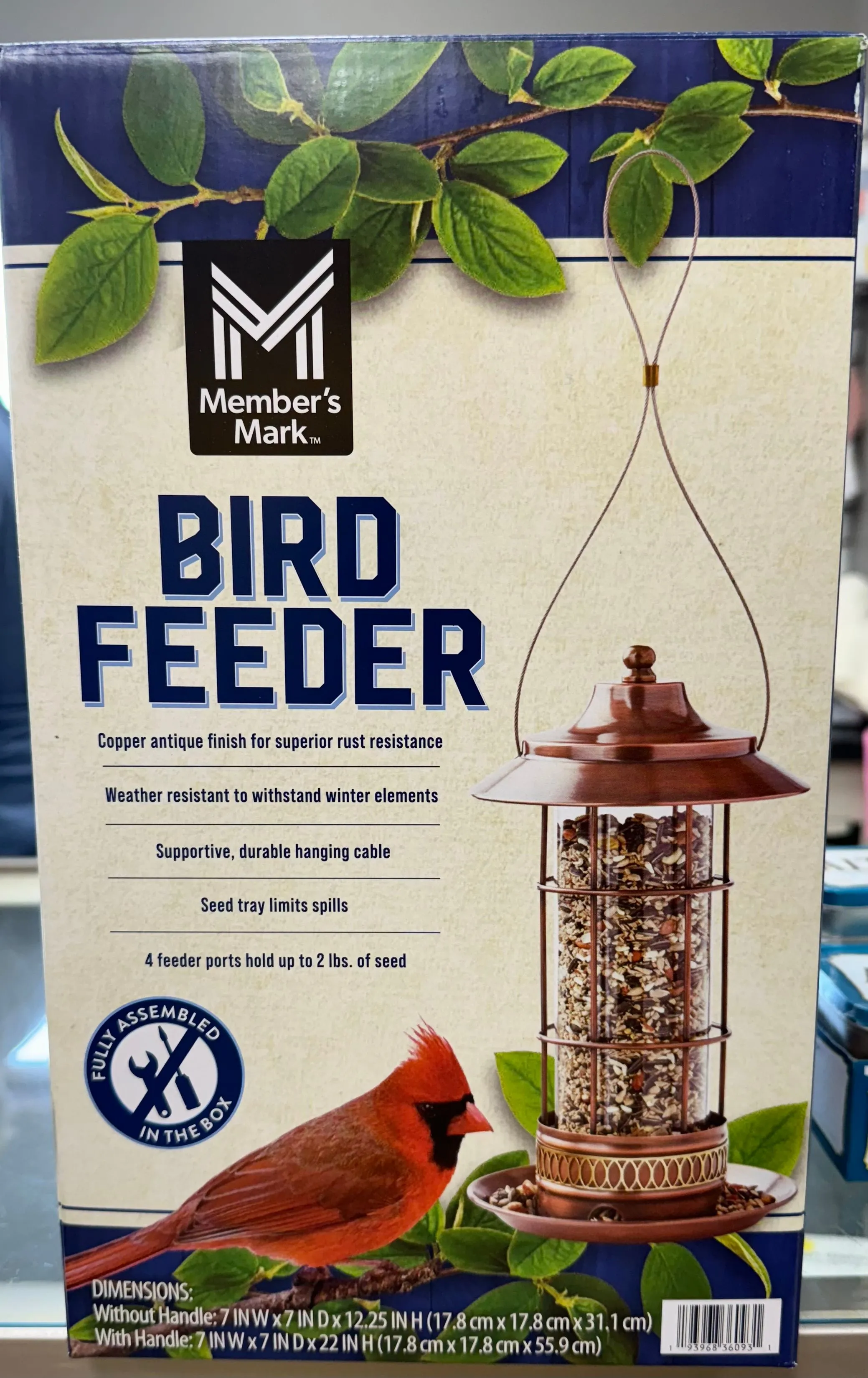 Product image for Member Mark Bird Feeder