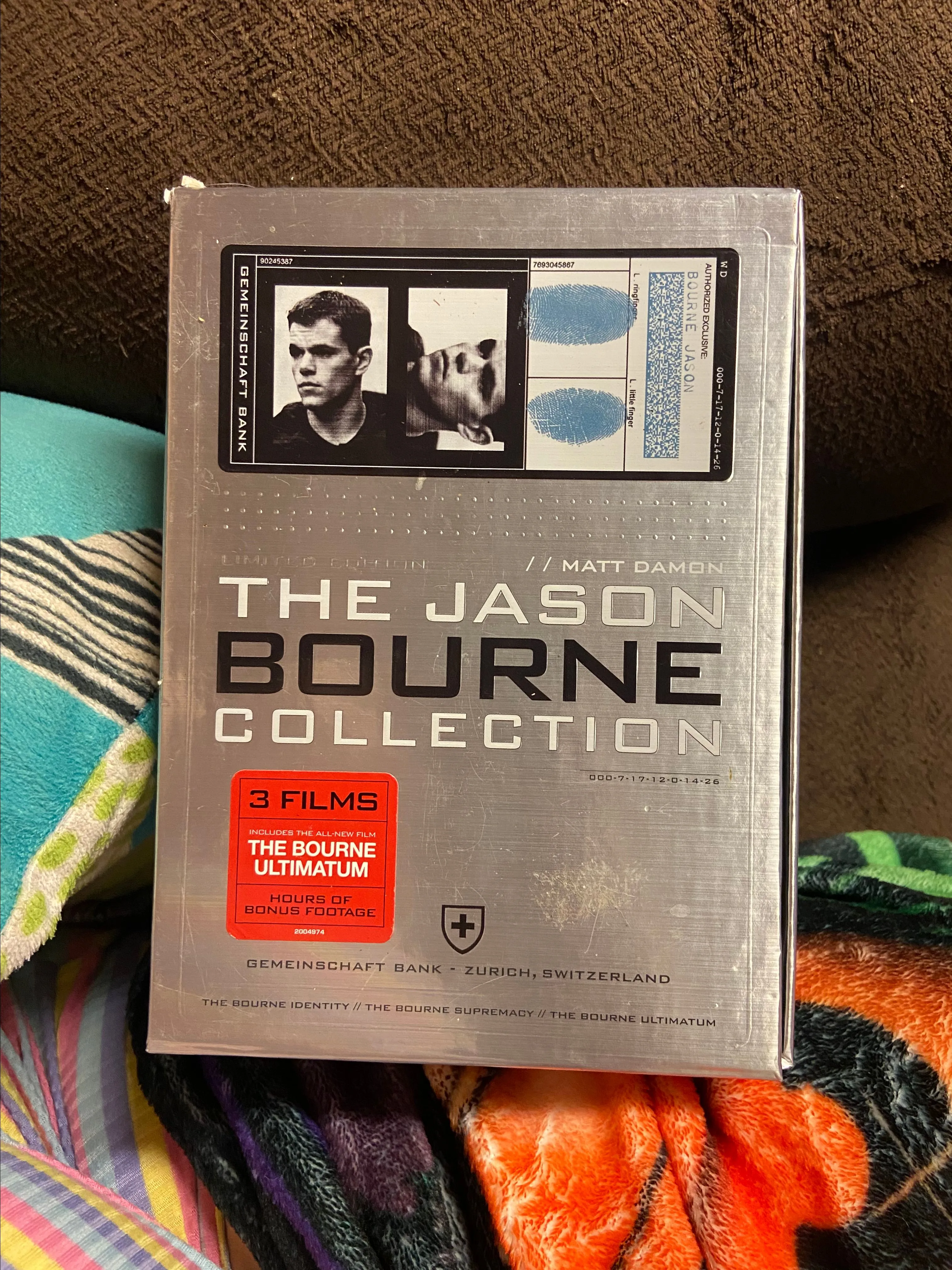 Product image for The Jason Bourne collection set with passport