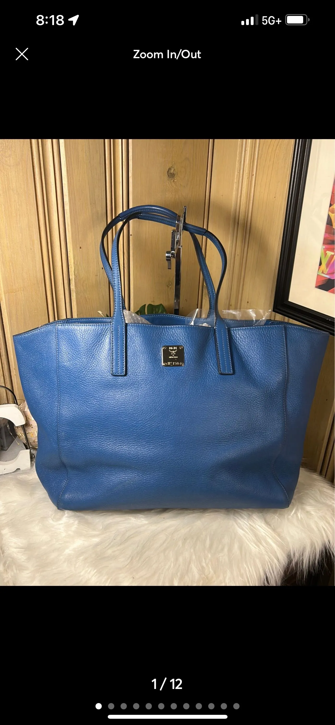 Product image for MCM Tote with Pouch