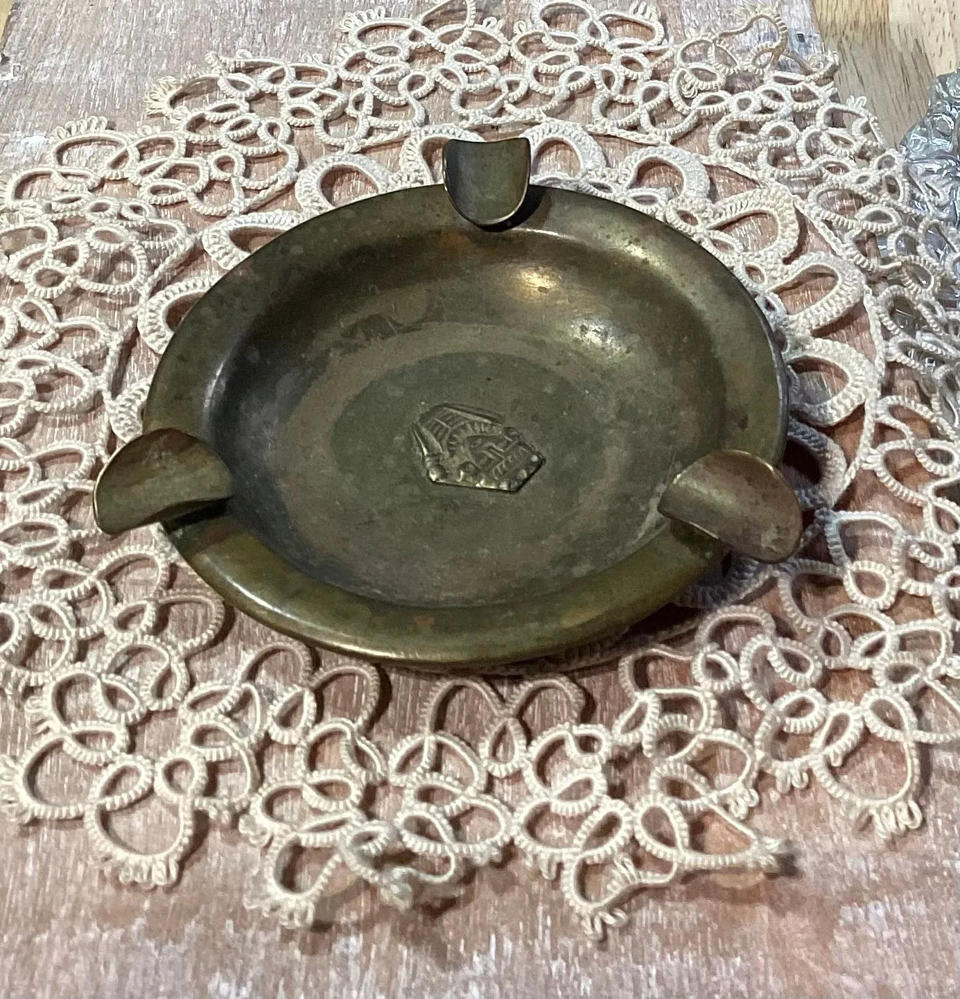 Product image for Small brass ashtray
