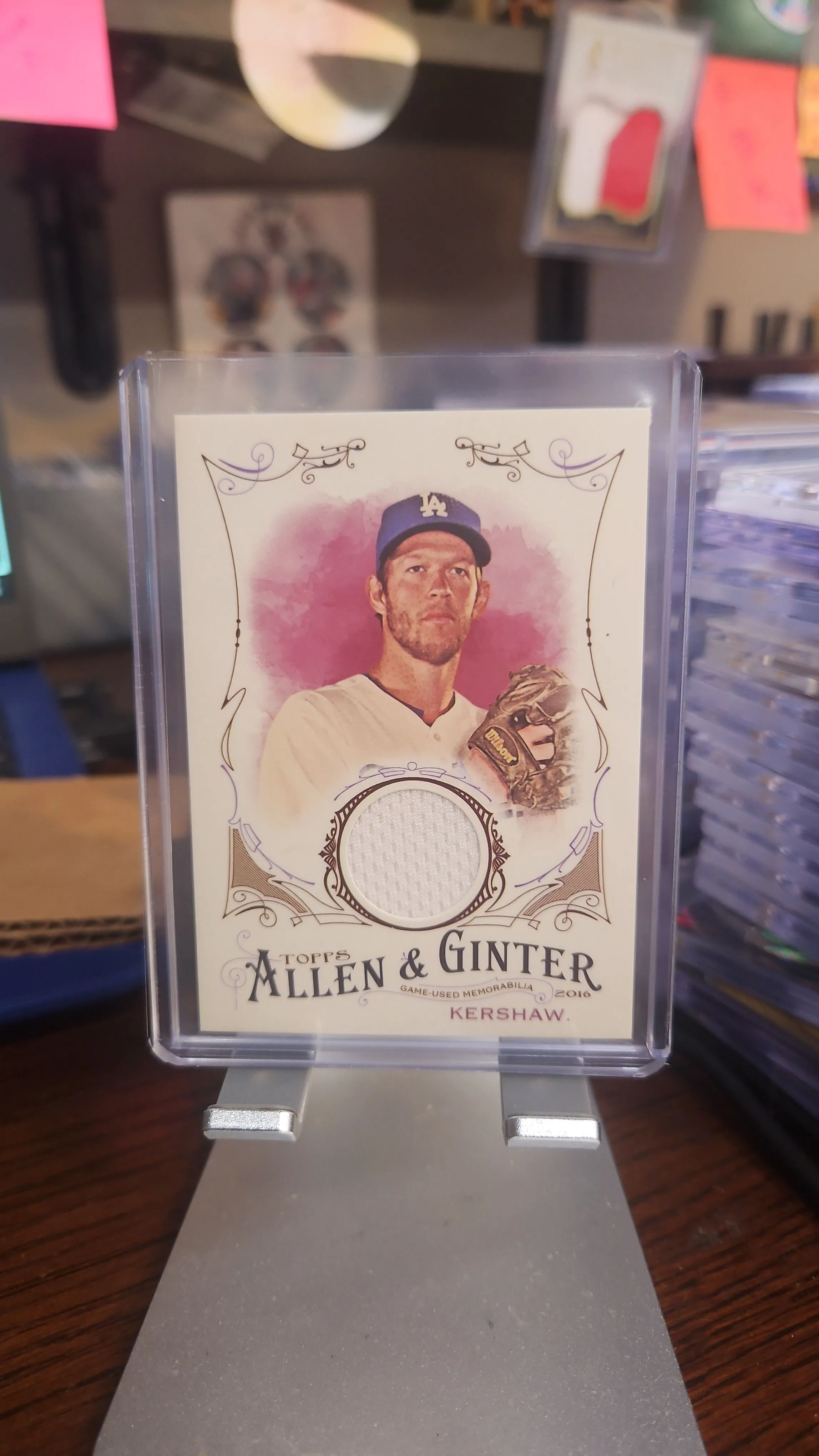 Product image for Clayton Kershaw Patch...2016 Allen and Ginter...Dodgers