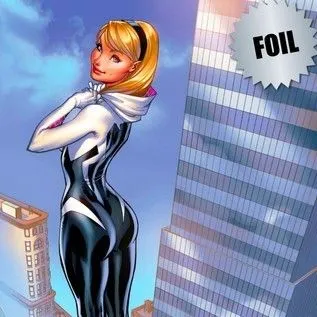 Product image for SPIDER-GWEN GHOST SPIDER #5 FOIL J SCOTT CAMPBELL EXCLUSIVE 