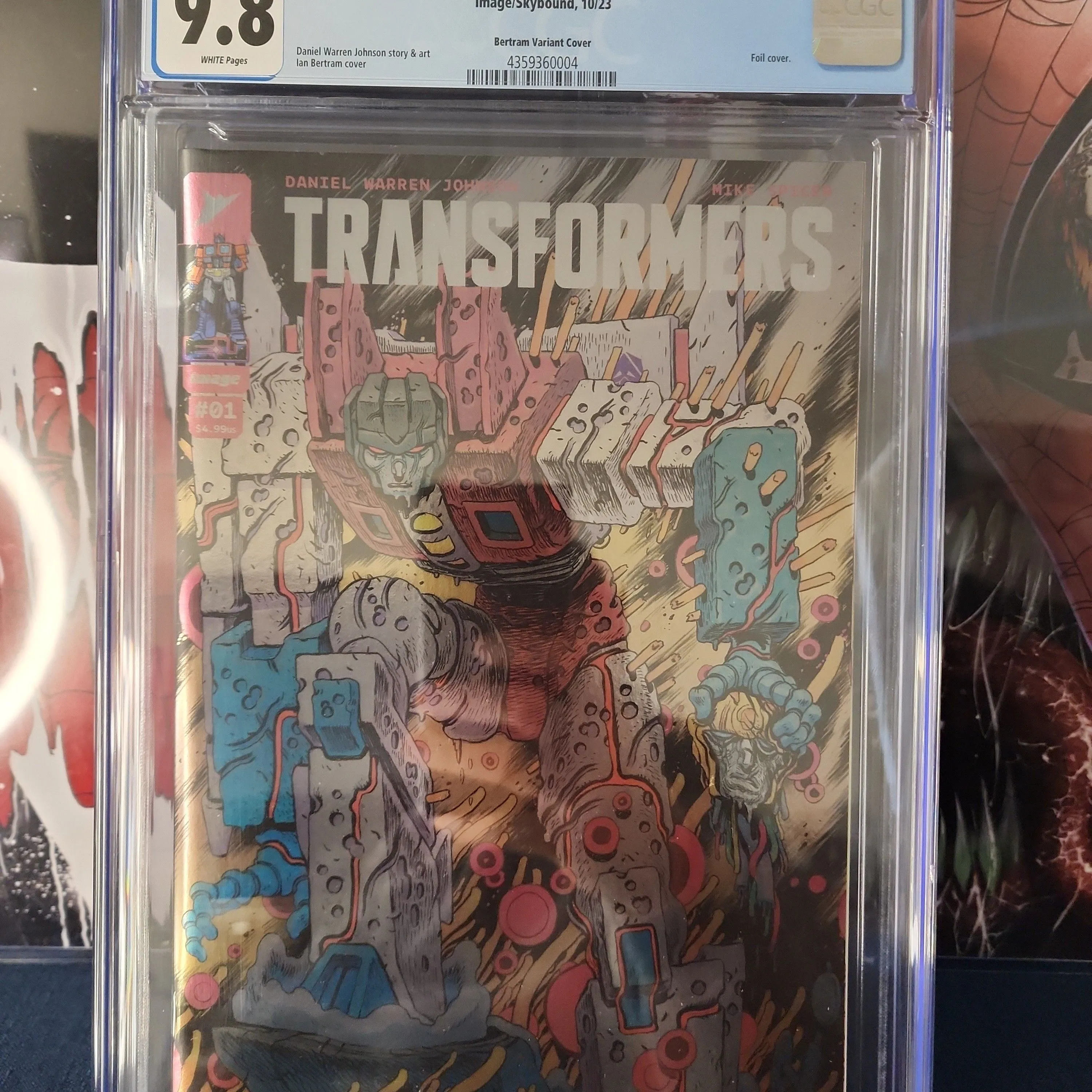 Product image for Transformers 1 Bertram Variant Cover CGC 9.8 2023
