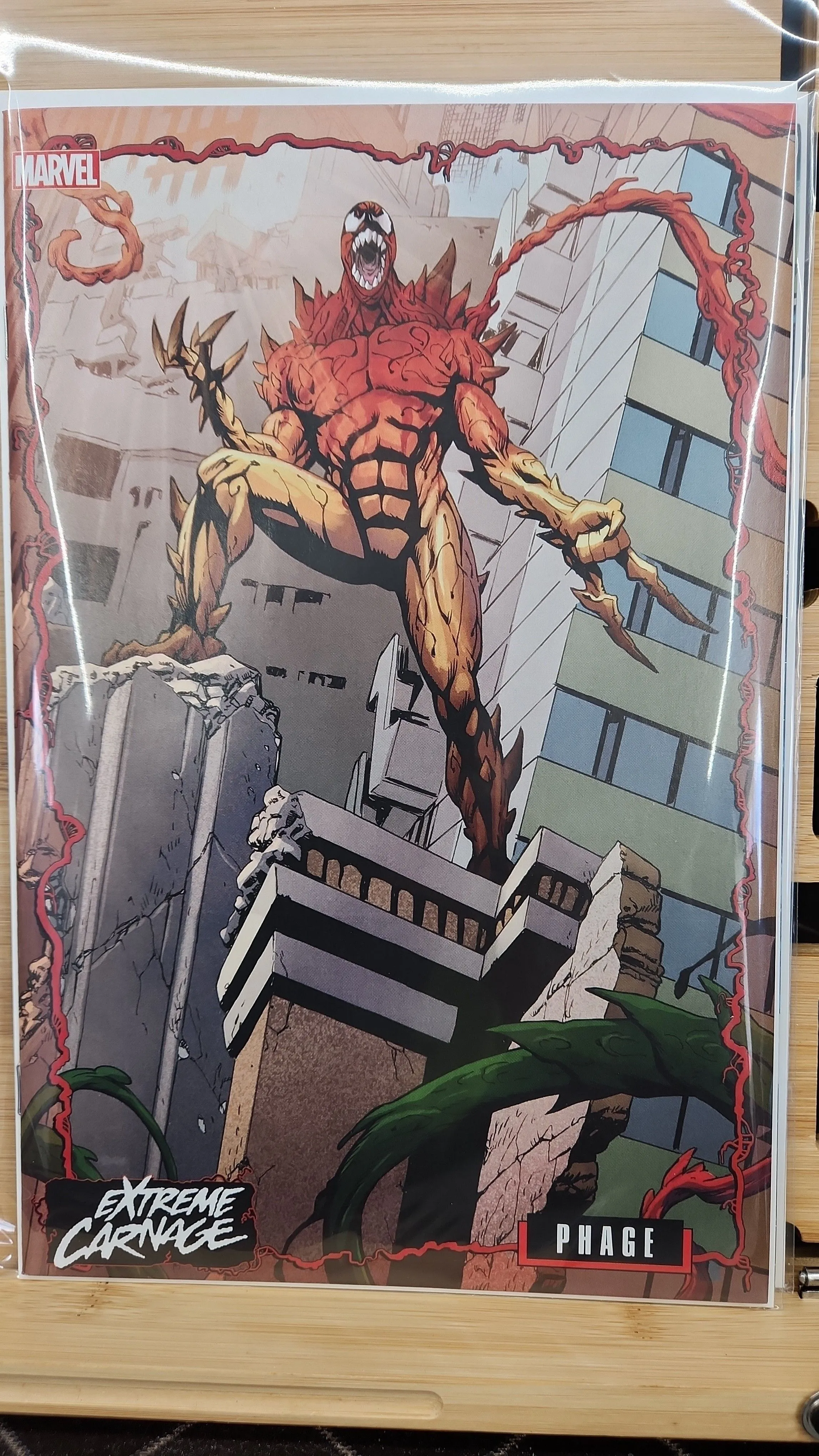 Product image for Extreme Carnage: Phage #1  (Marvel Comics, 2021) Johnson Variant Cover plus $1 card stock 
