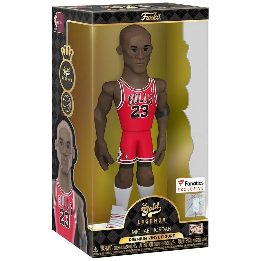 Product image for Michael Jordan Chicago Bulls Funko Fanatics Exclusive 12in. Pop! Premium Vinyl GOLD Figure
