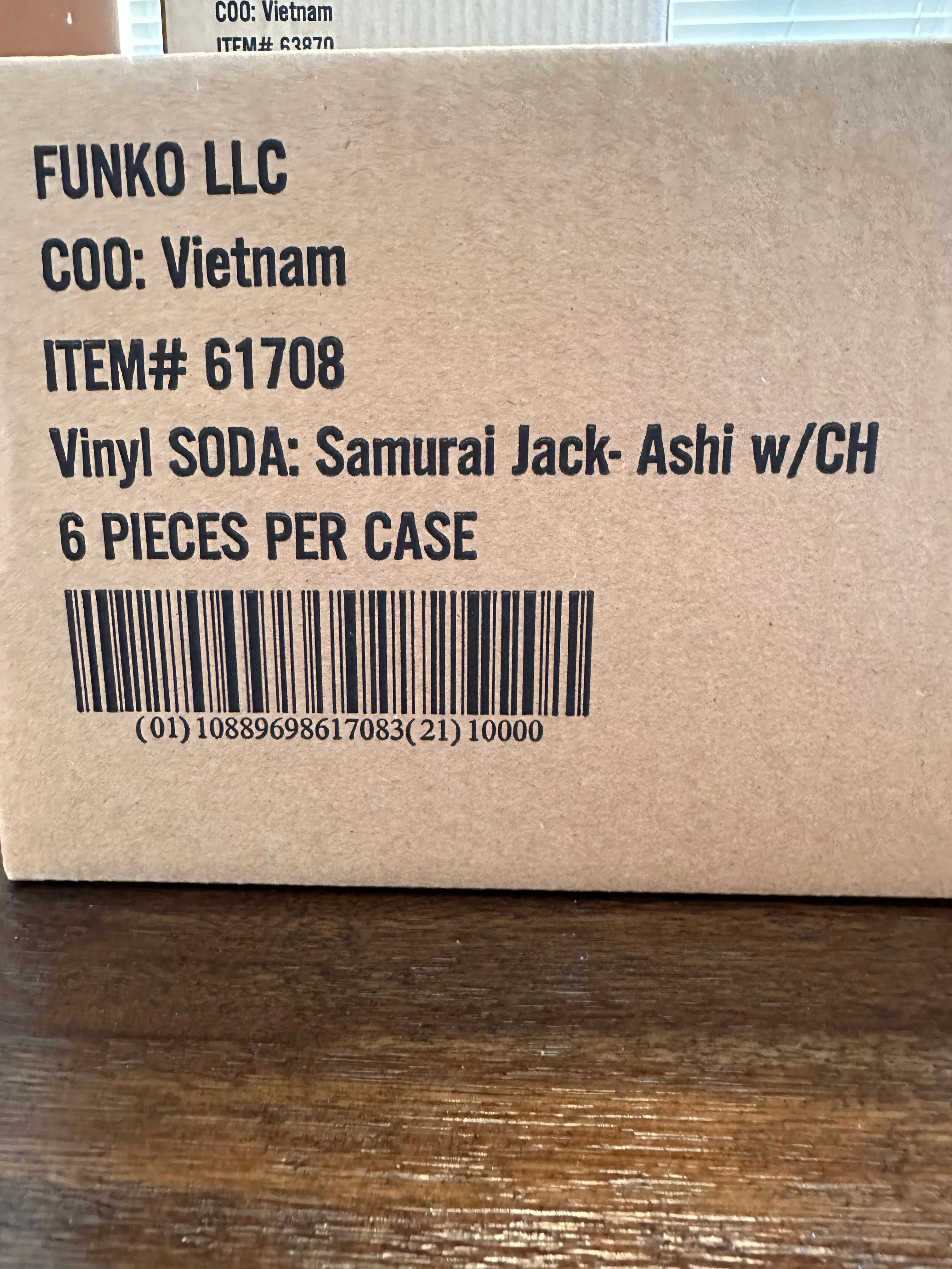 Product image for Ashi - Samurai Jack - Sealed Soda Case