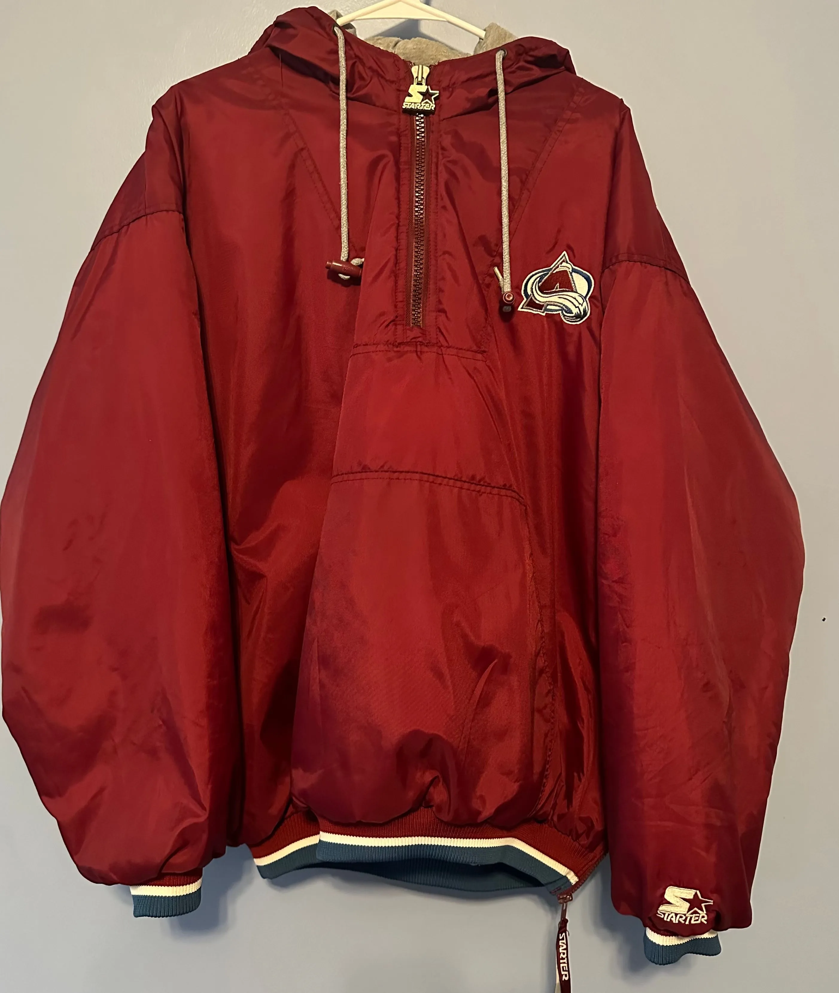 Product image for Colorado Avalanche Starter Puffer Jacket Size XL