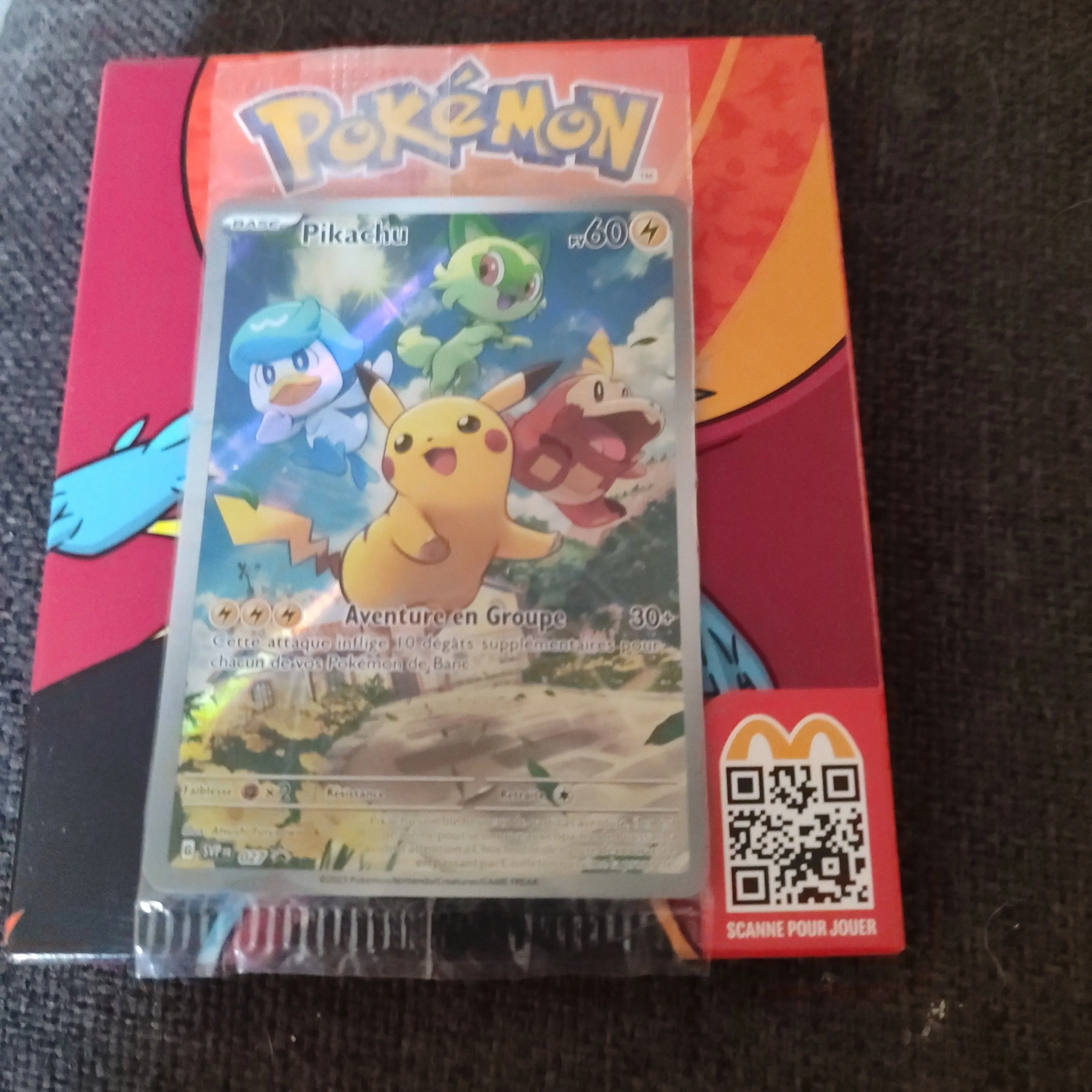 Product image for Pikachu promo 027 sous blister