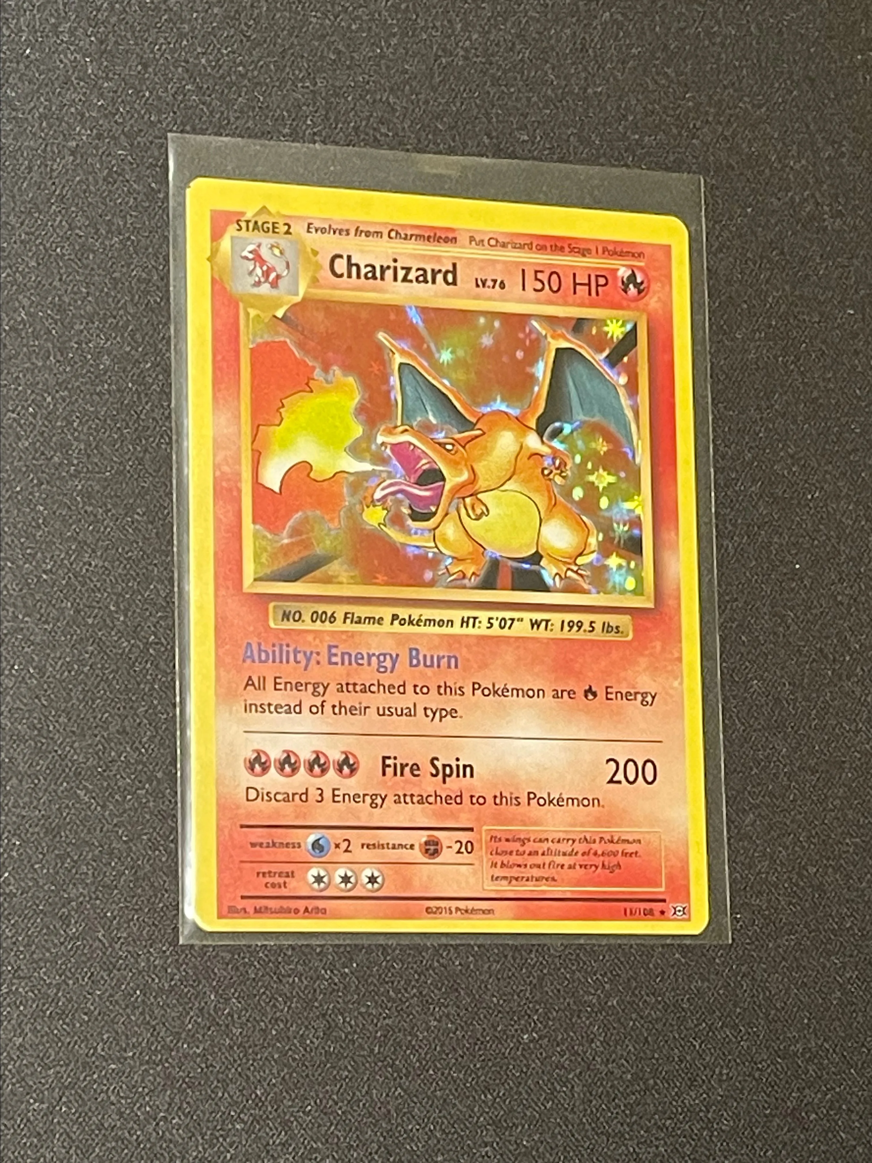 Product image for BLACK DOT ALIGNMENT ERROR… EVOLUTIONS CHARIZARD ERROR