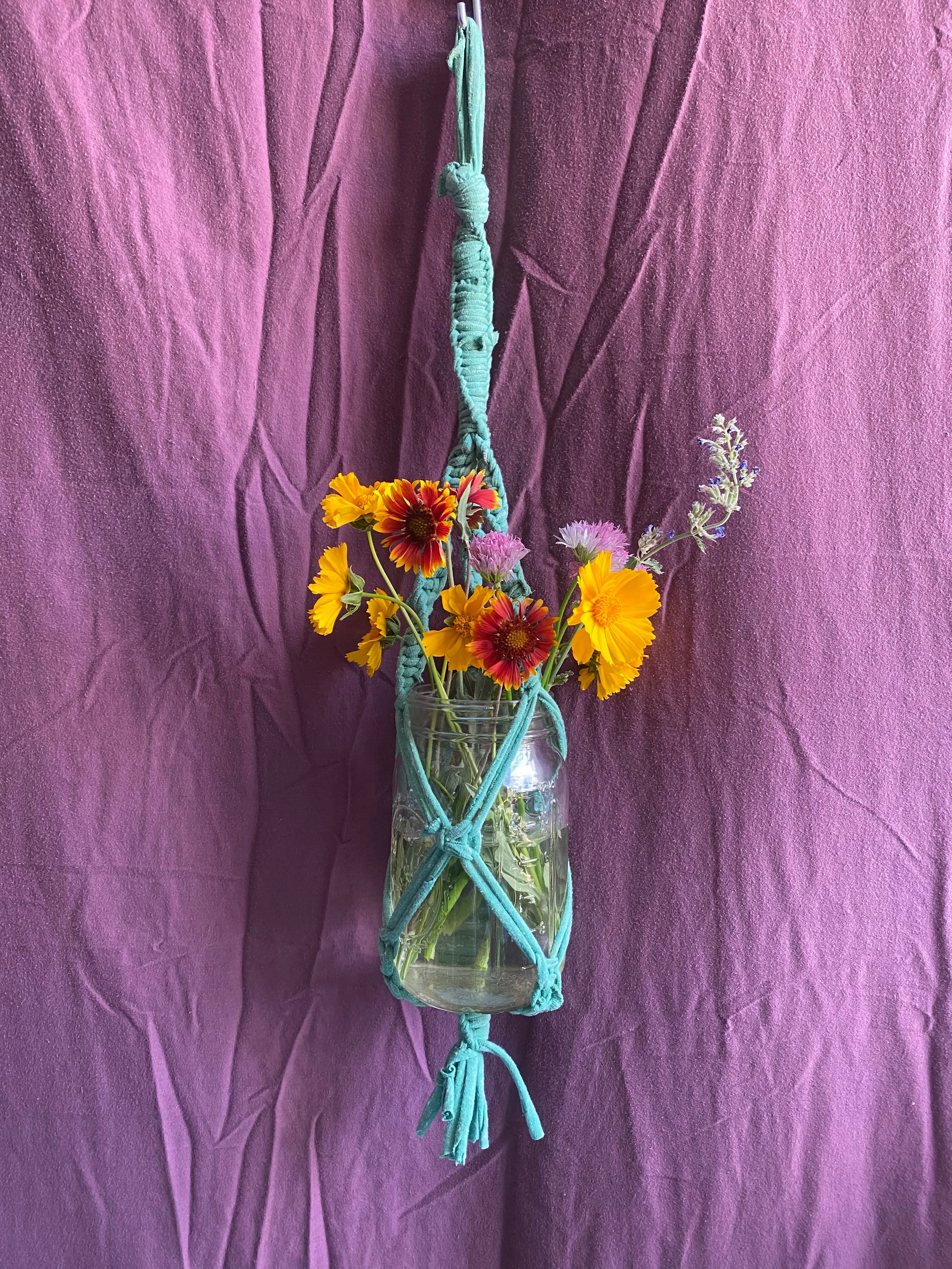 Product image for Mason jar flower vase/ propagation station