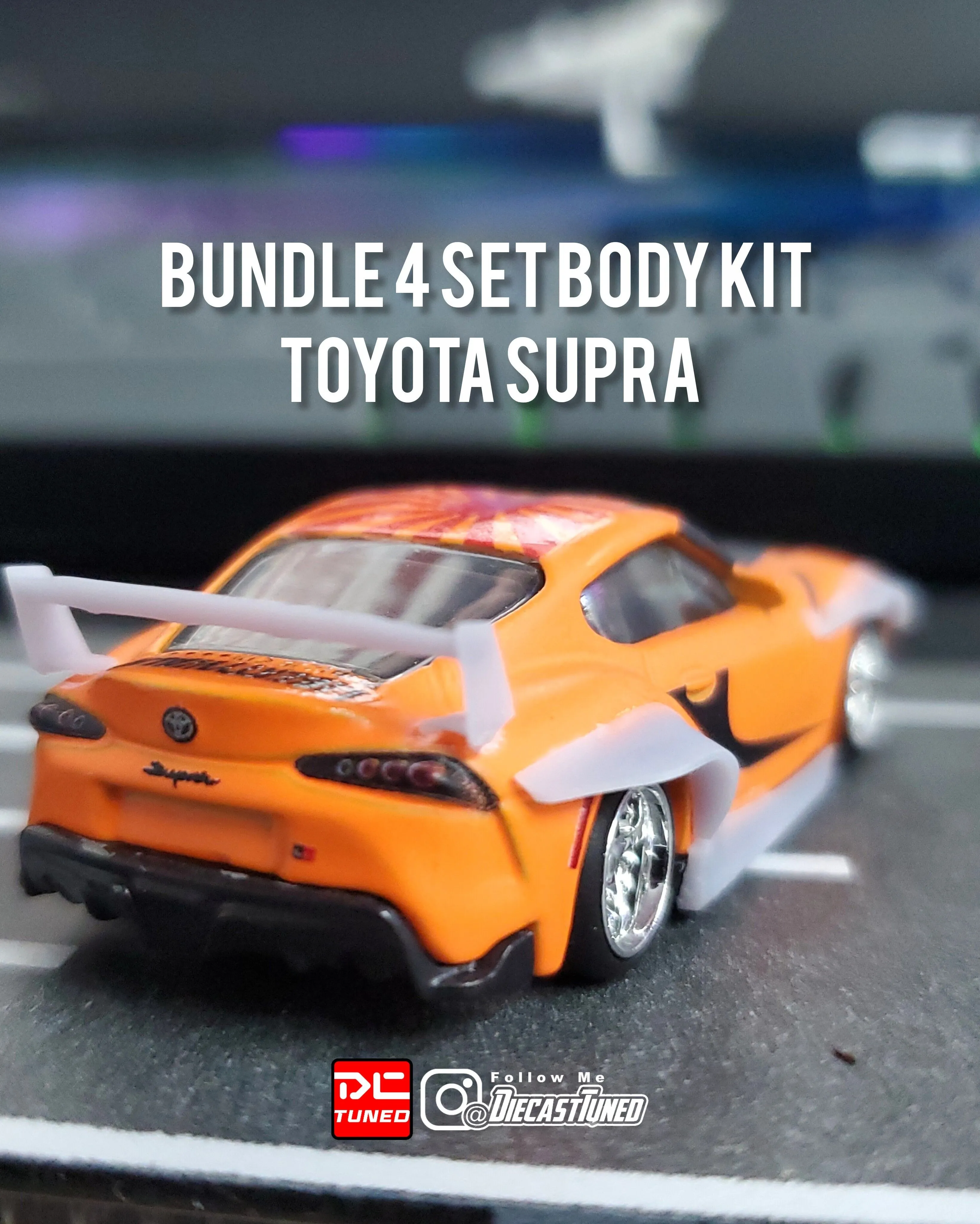 Product image for Bundle - Pack of 4 set Body Kit Toyota Supra 
