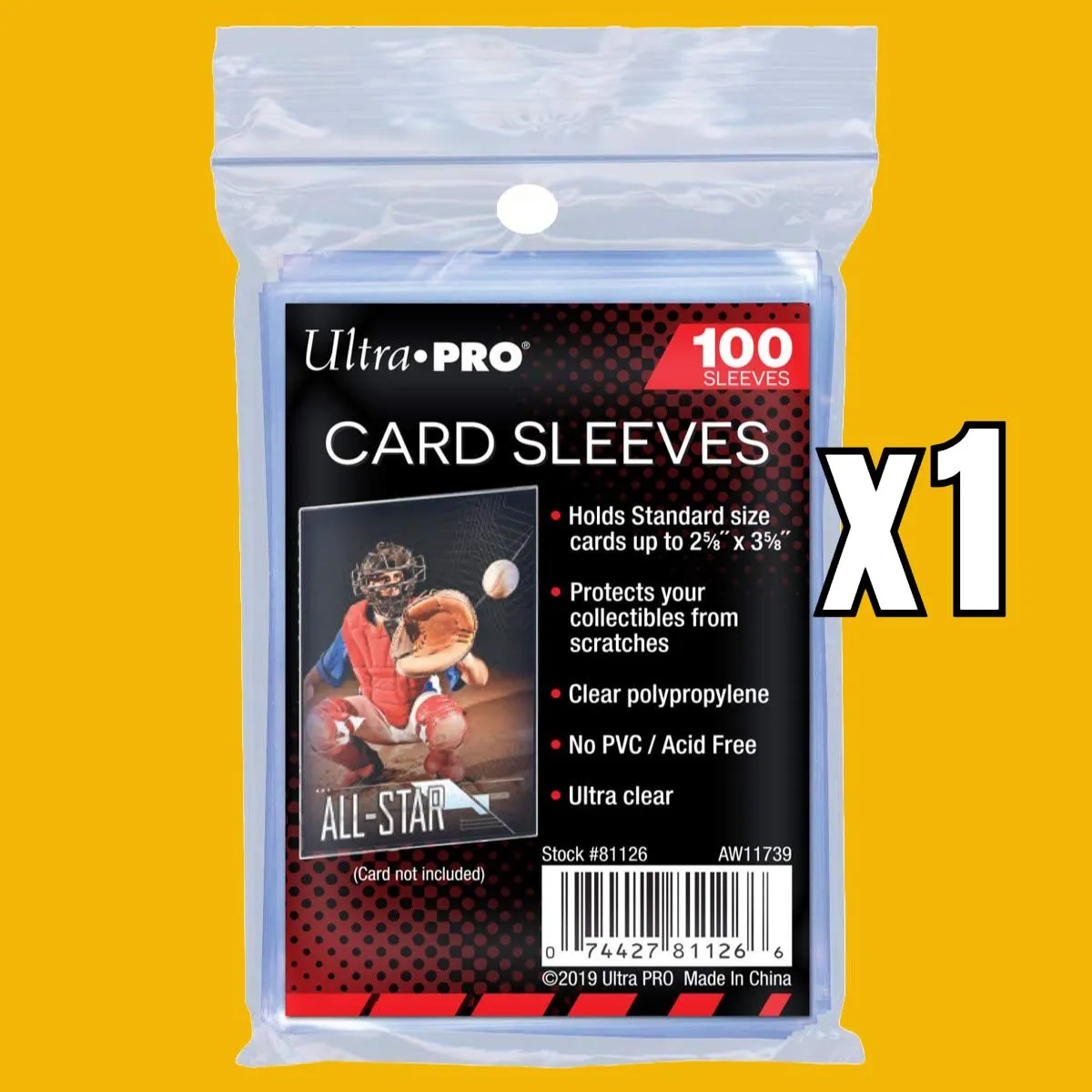 Product image for 100 Count Ultra Pro Penny Sleeves