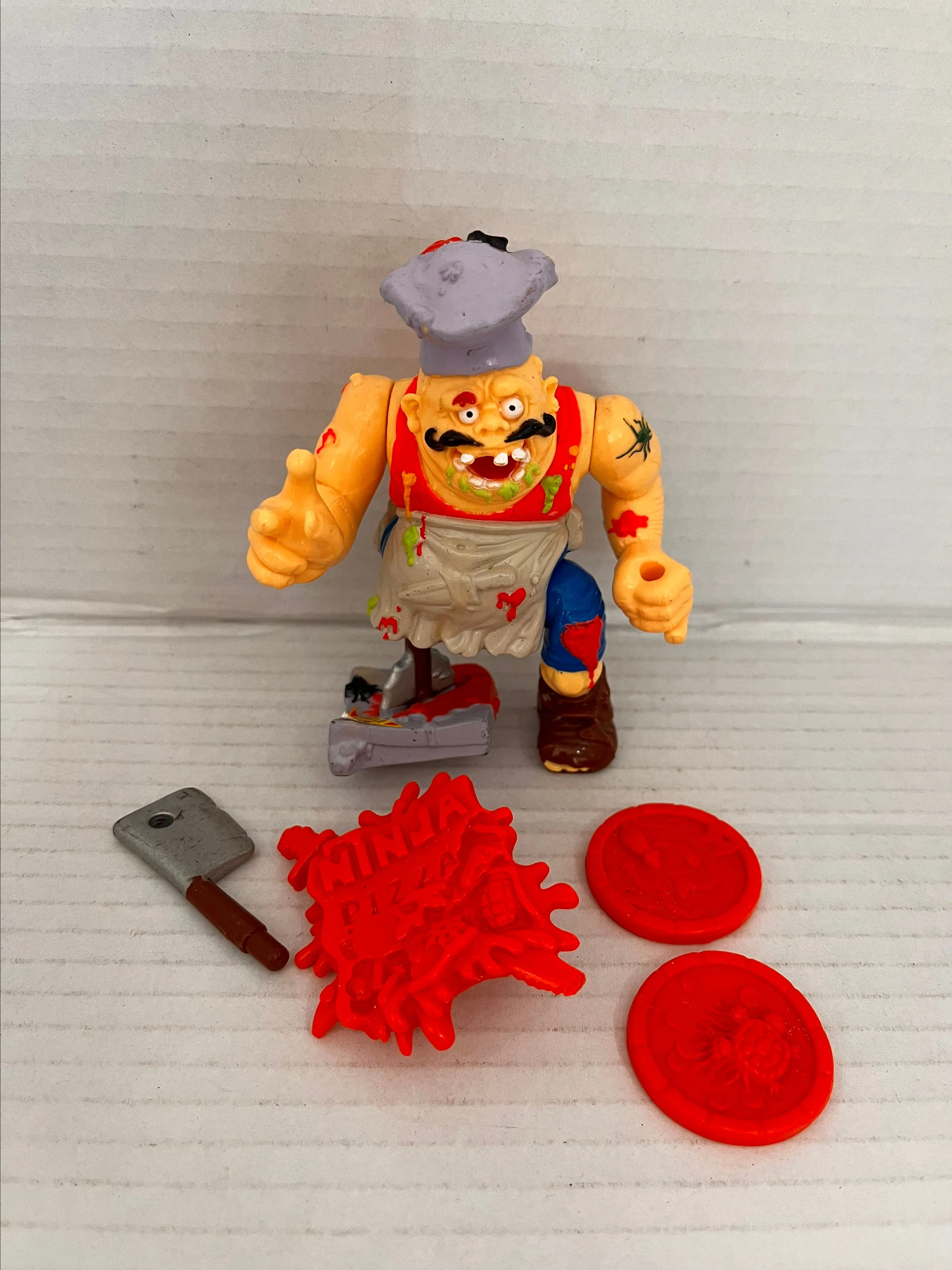 Product image for TMNT Pizzaface Teenage Mutant Ninja Turtles 1990 Playmates Complete Vintage - #2