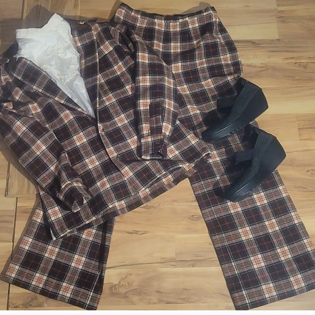 Product image for 70s Wool Pendleton Pants & Shirt 