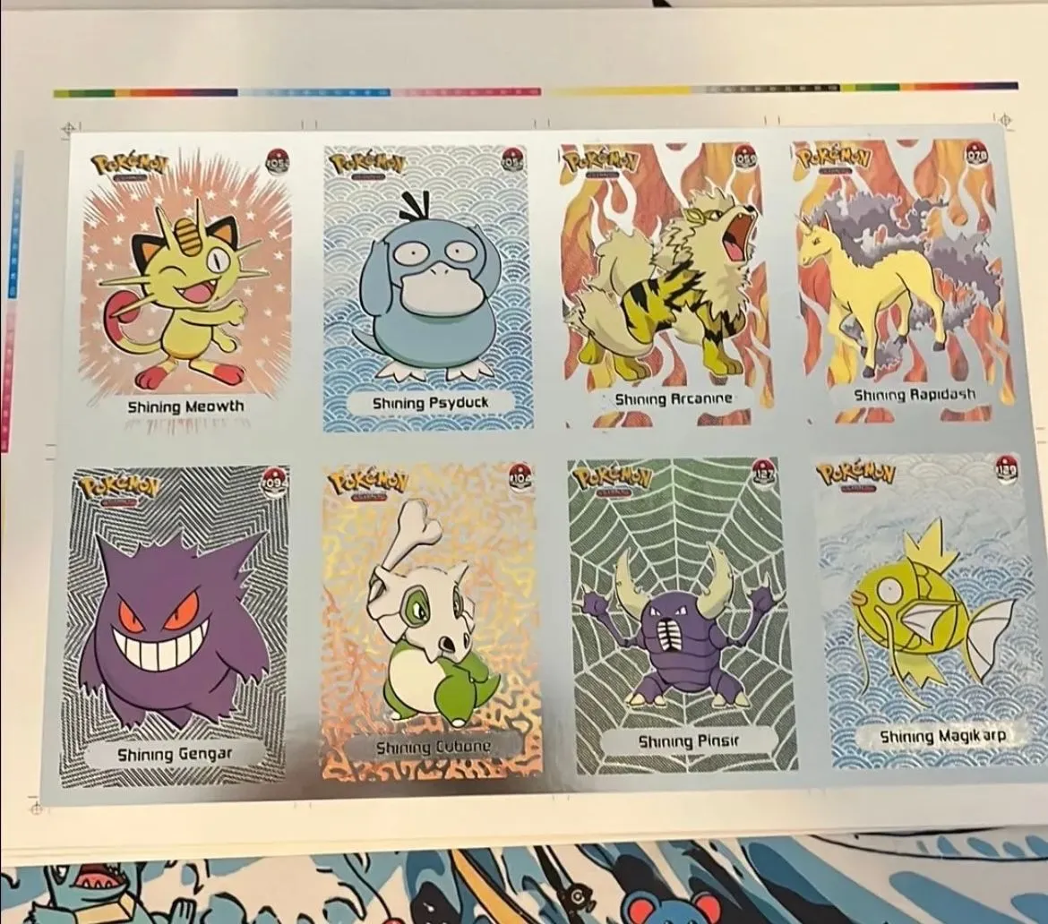 Product image for Uncut Pokémon Shiny Sheets #3
