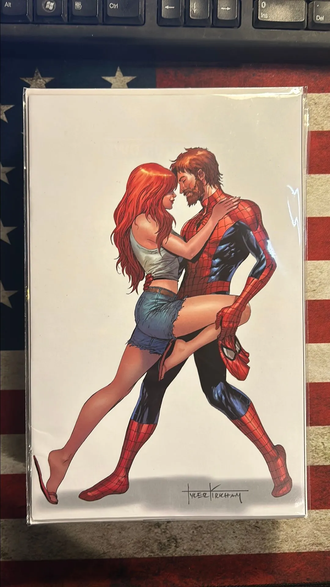 Product image for Ultimate Spider-Man 4 Tyler Kirkham White Virgin Variant