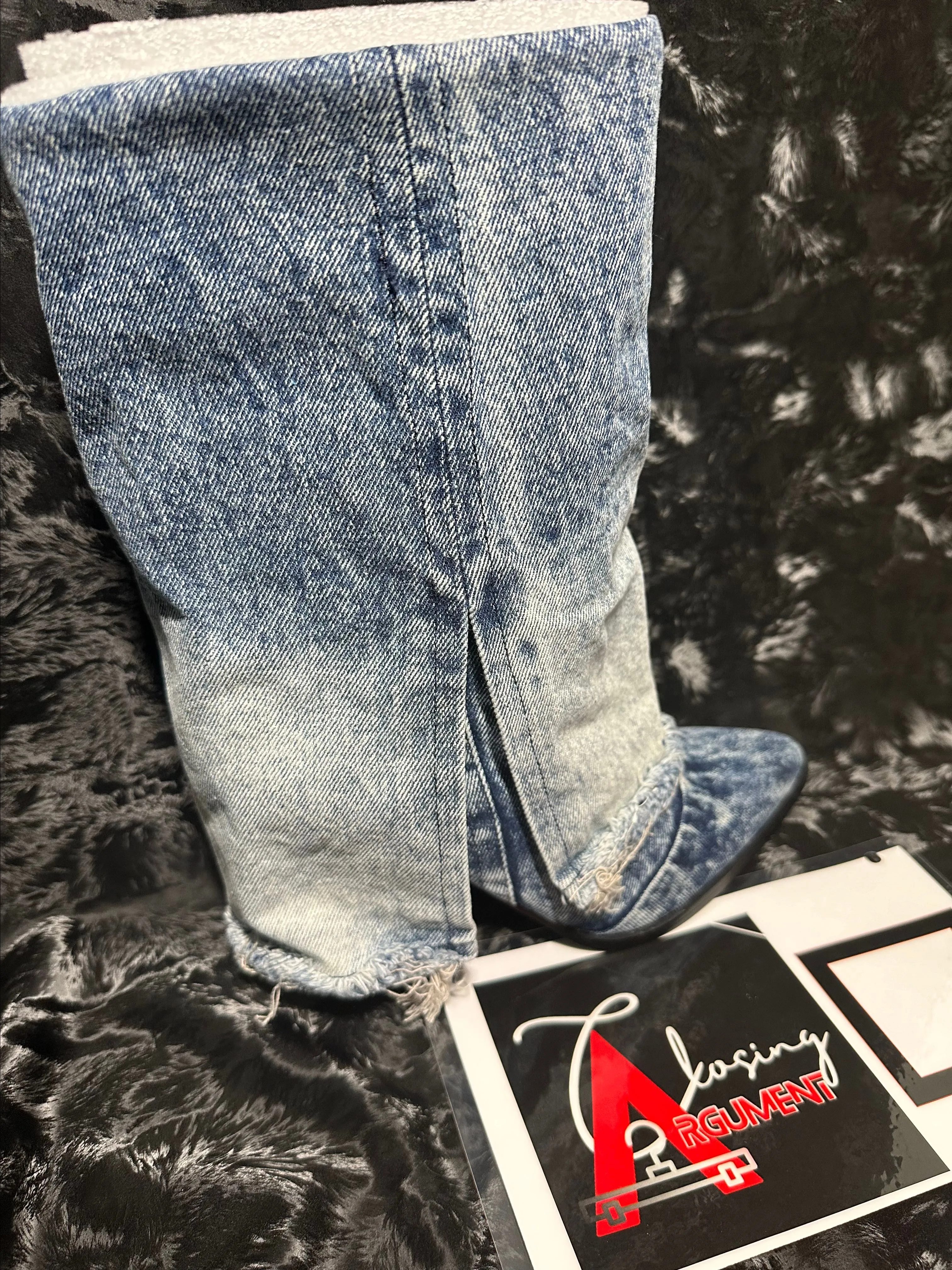 Product image for STEVE MADDEN DENIM BOOTS