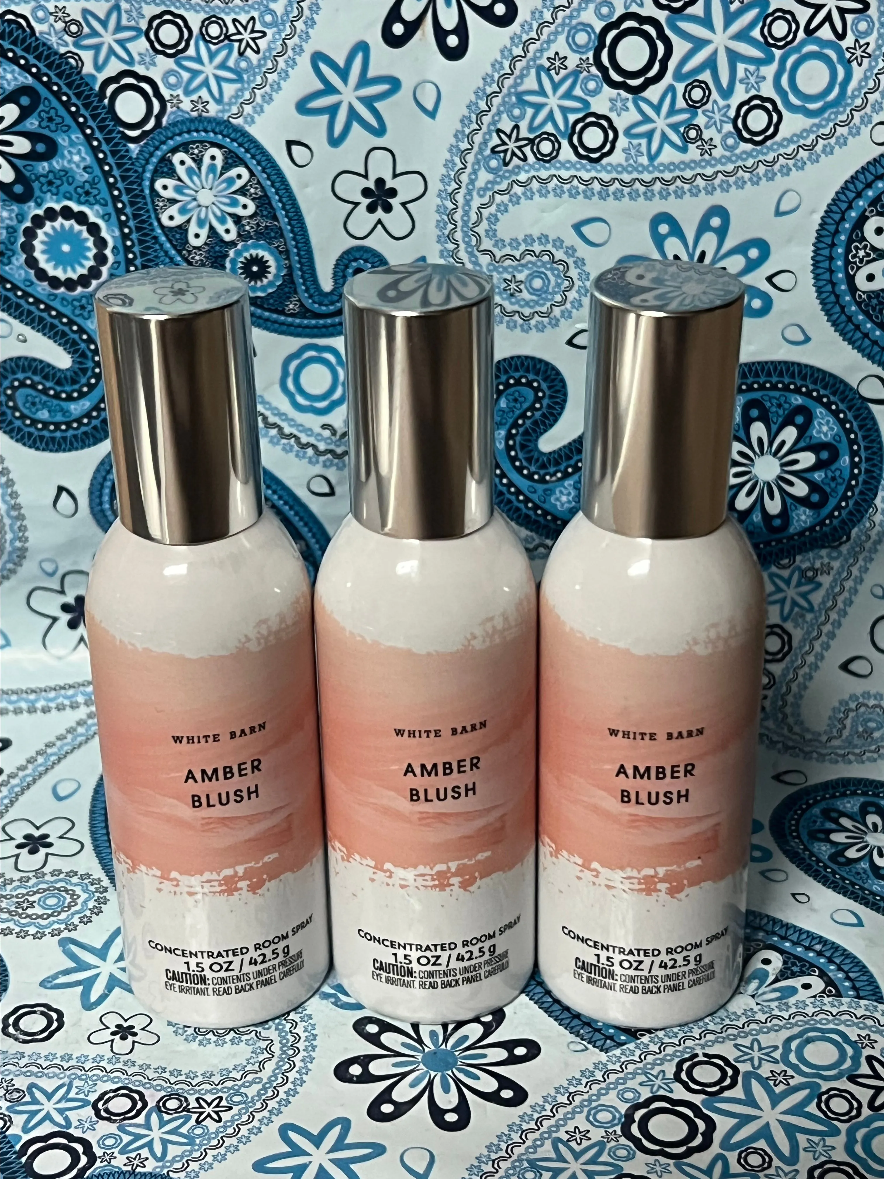 Product image for 3 NEW Bath & Body Works Amber Blush Concentrated Room Spray 1.5 oz