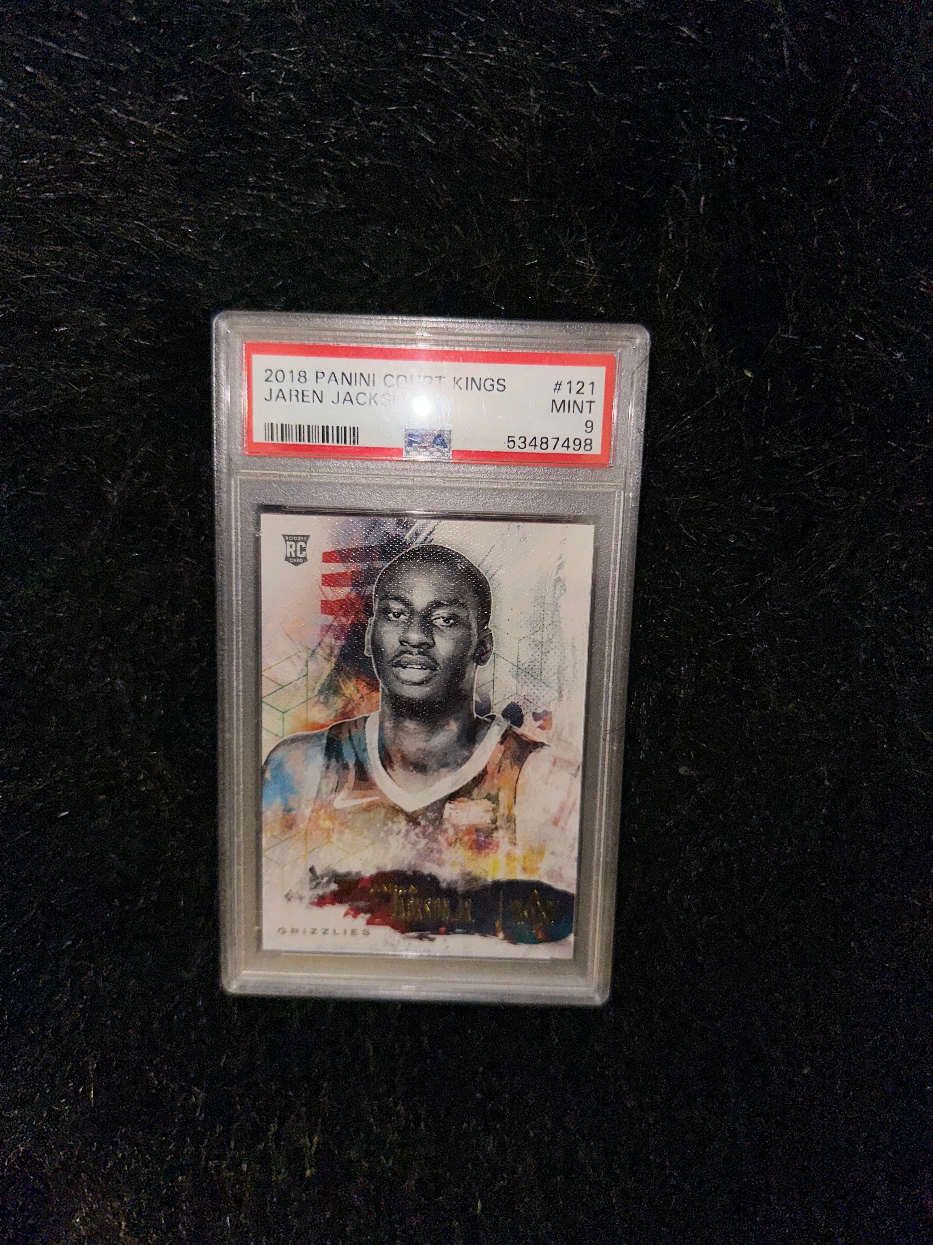 Product image for 2018 Panini Court Kings Jaren Jackson Jr. 121  PSA MINT 9