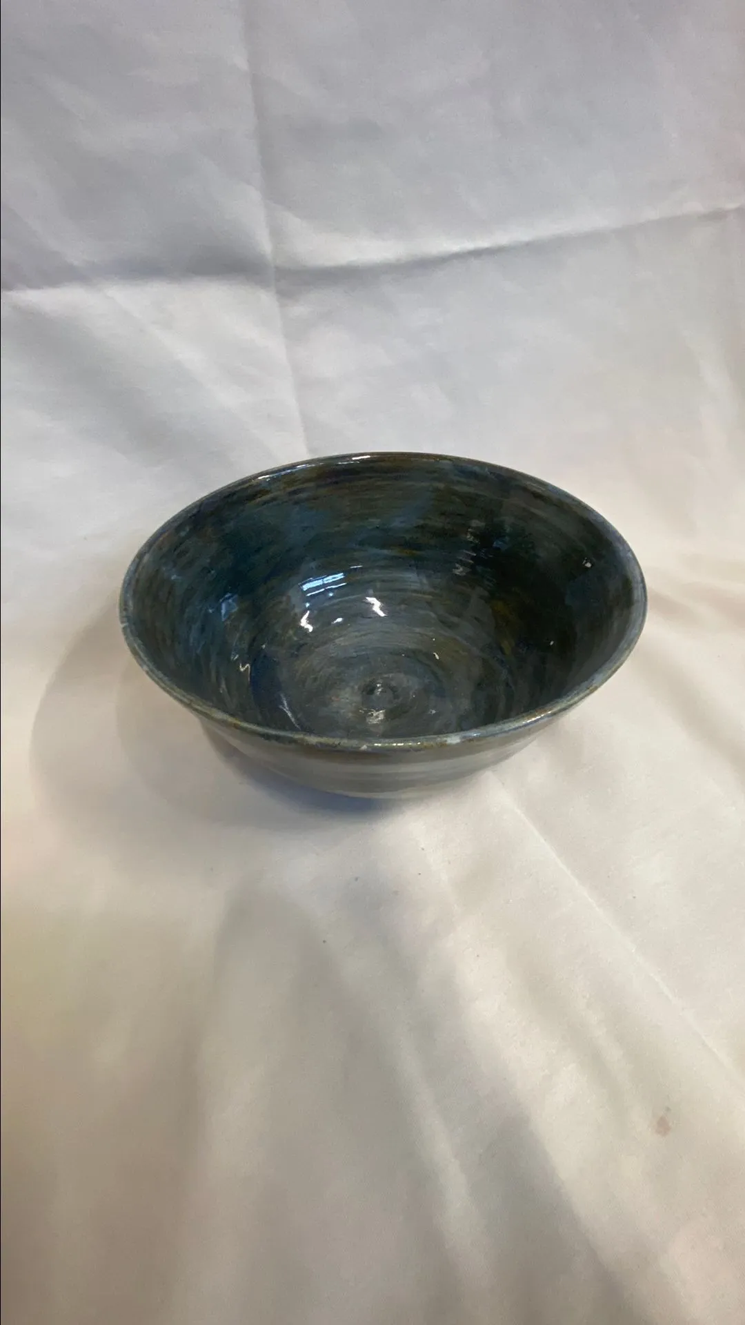 Product image for Ceramic Large Serving Bowl - Rustic Blue