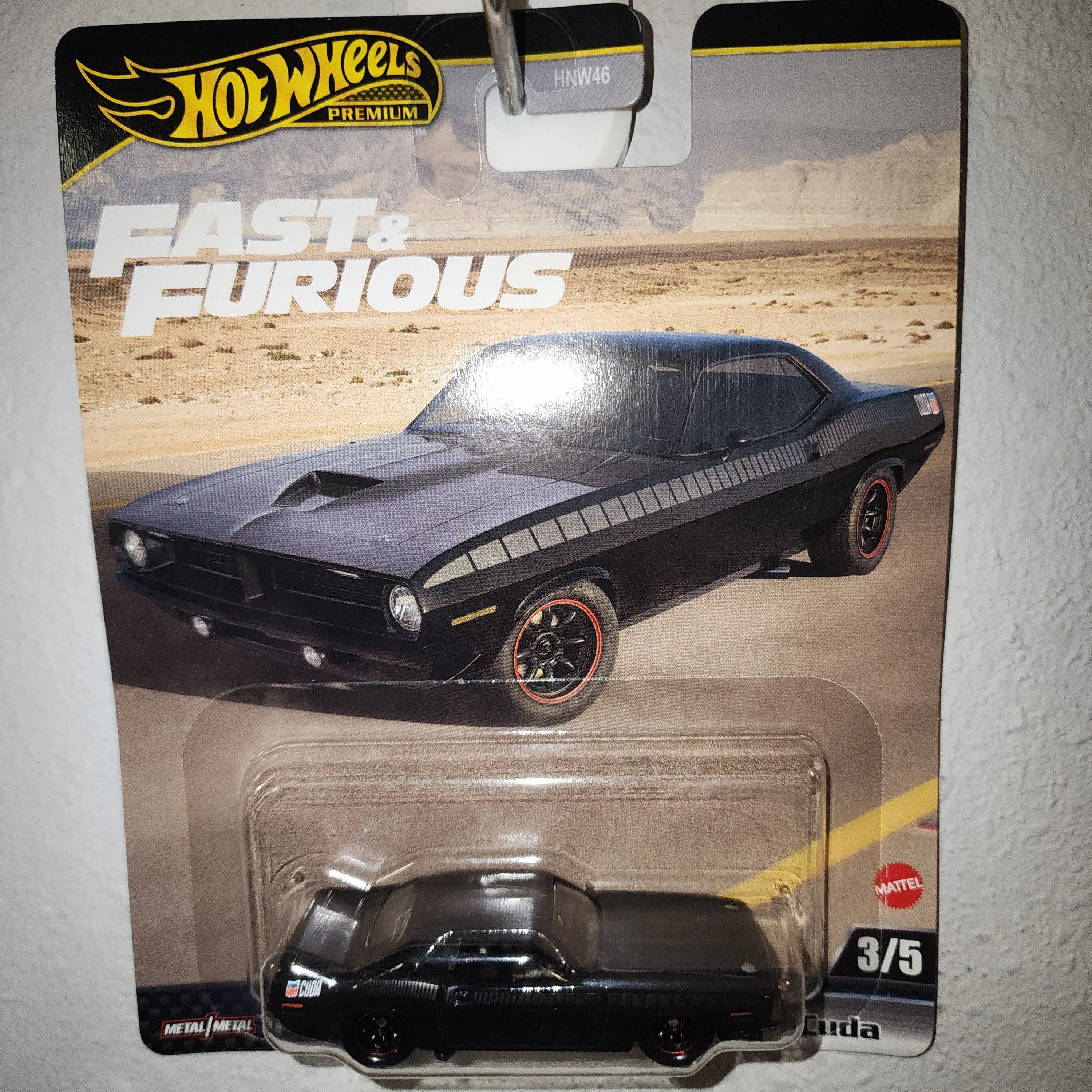Product image for Hot Wheels Premium Fast and Furious Plymouth AAR Cuda