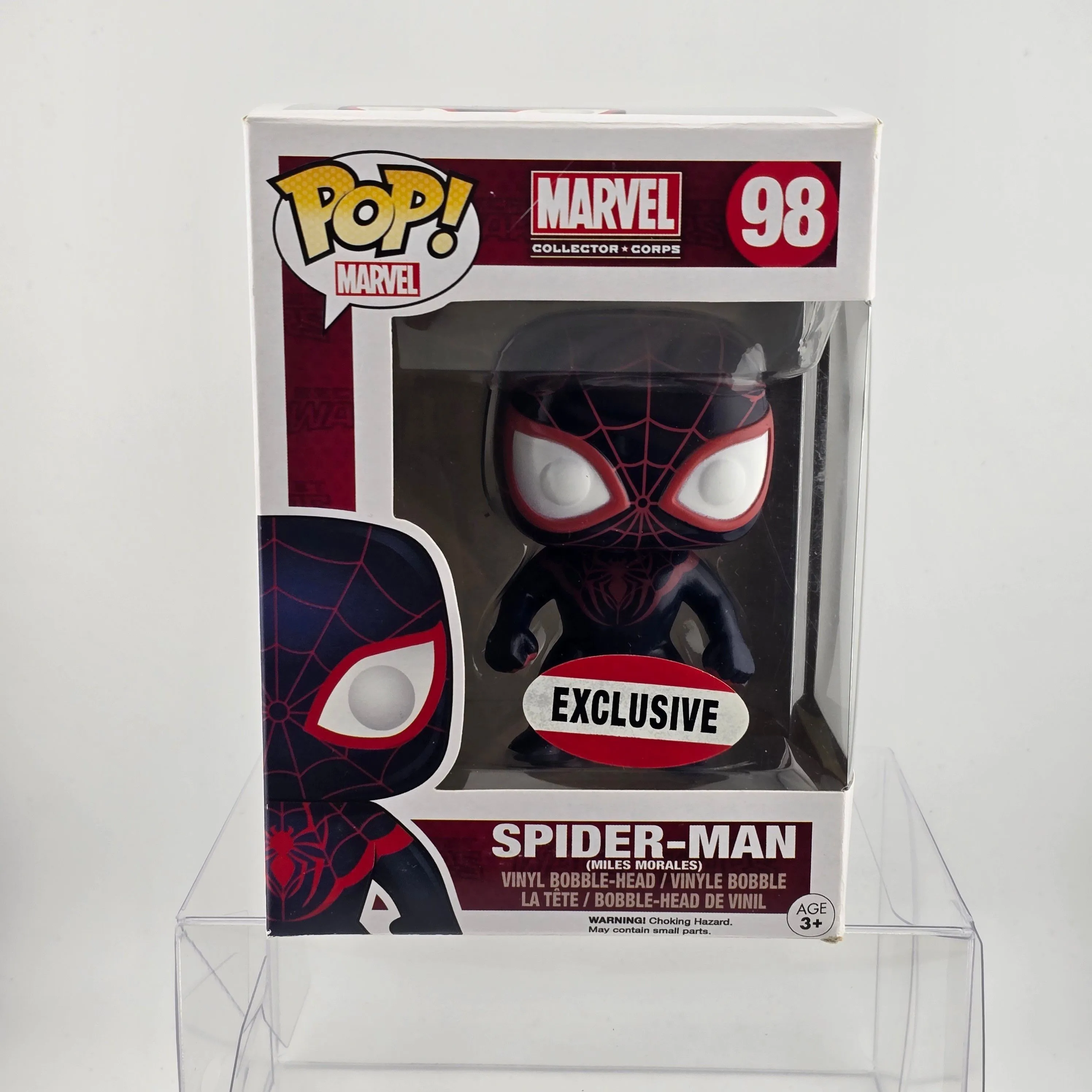 Product image for Marvel Collector Corps Exclusive - Spider-man (Miles Morales) Funko Pop 98