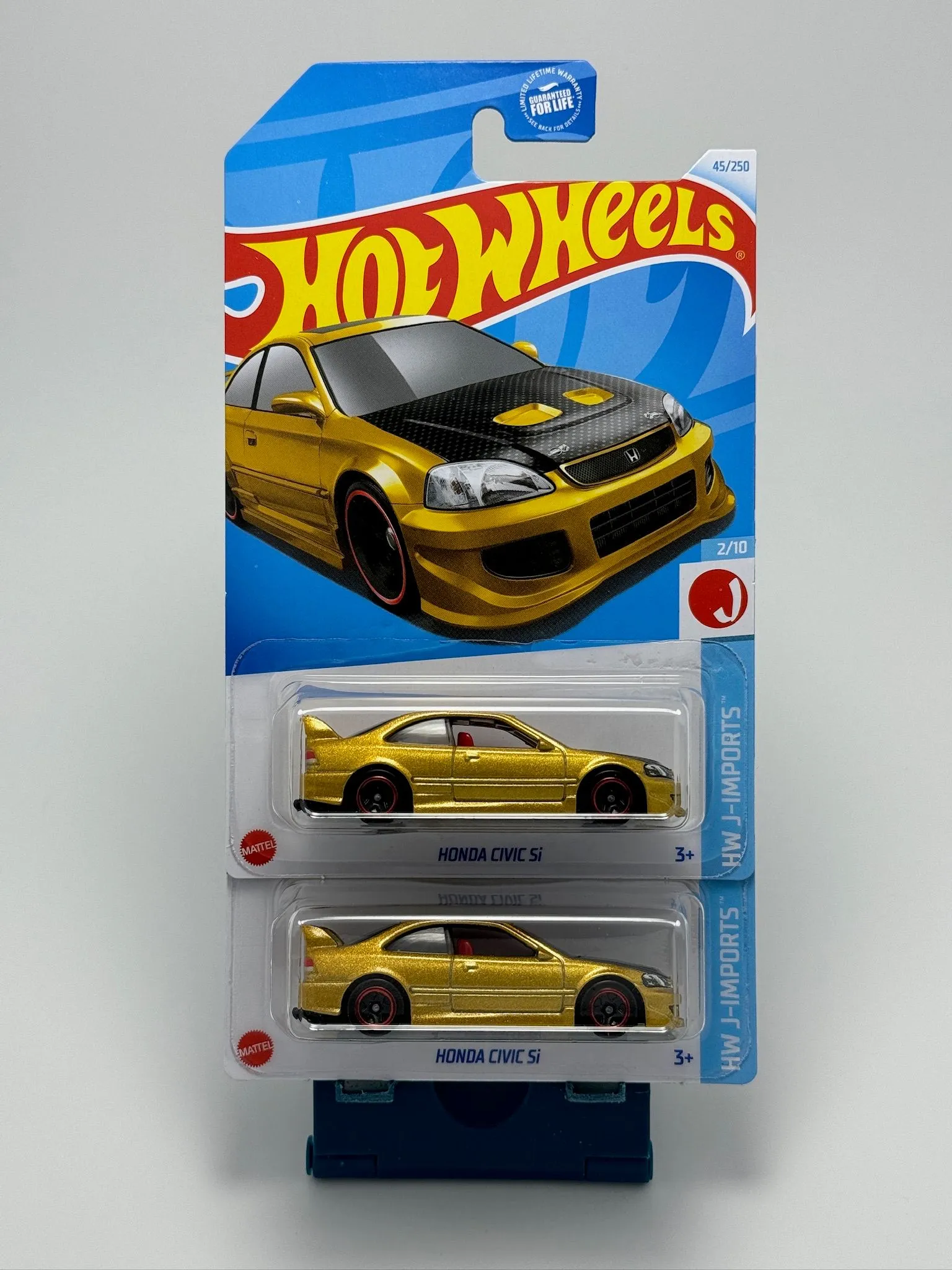 Product image for 2024 Hot Wheels Honda Civic Si Gold 45/250 (Lot of 2)