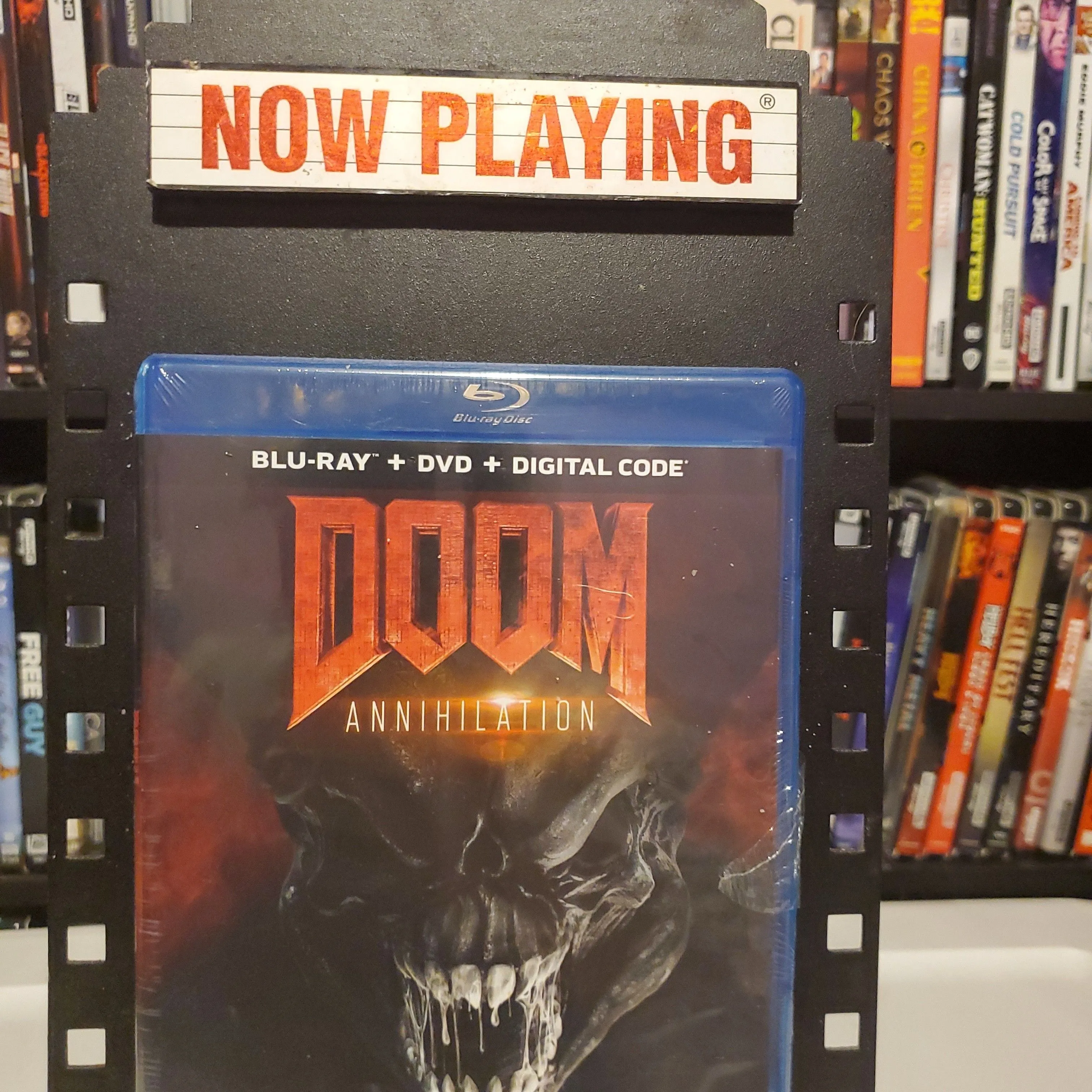 Product image for Doom Annihilation Blu-Ray + DVD, 2019 Sci-Fi Sequel, Demons Attack Phobos Moon
